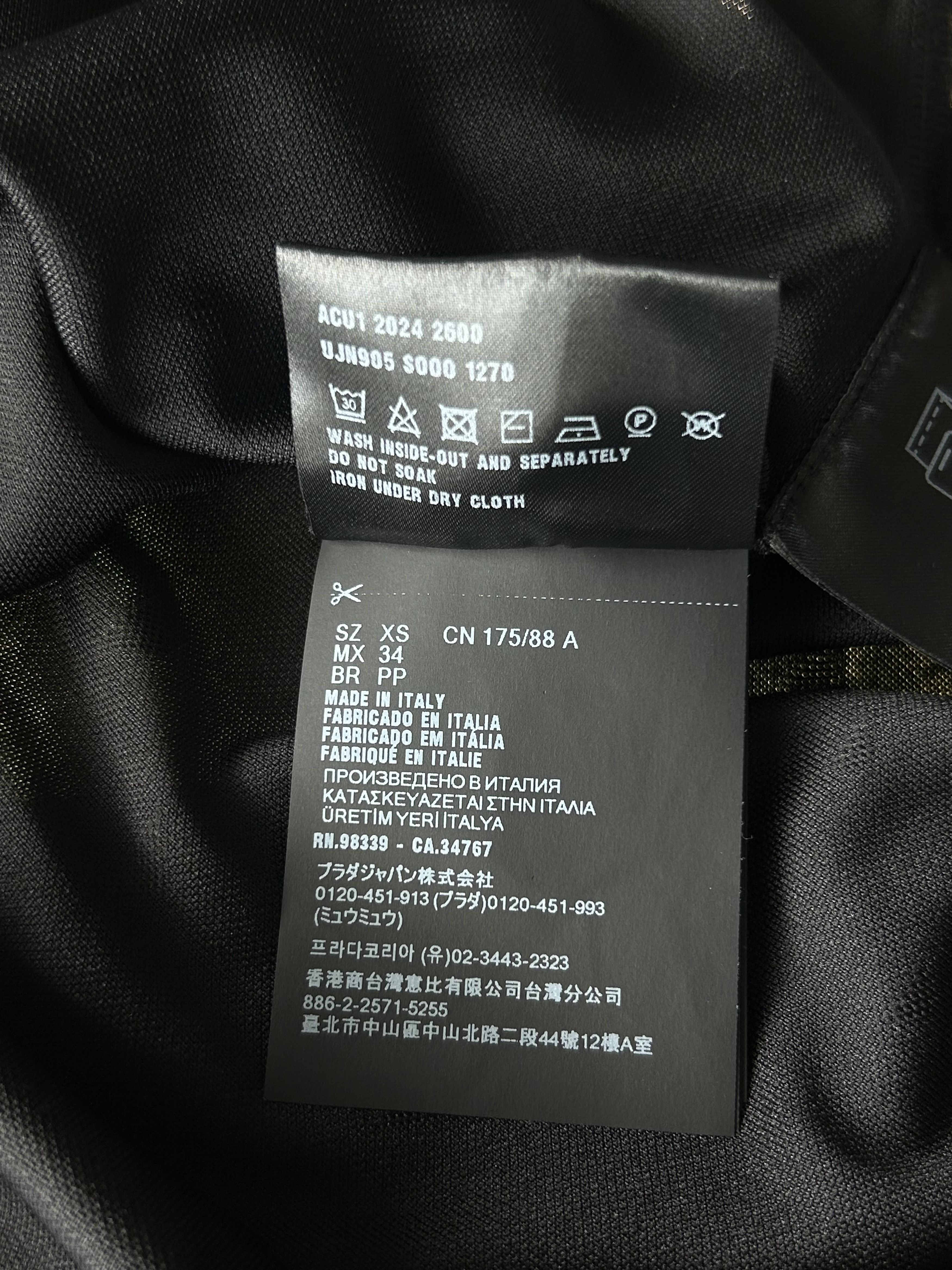 Prada Prada Black Jacquard Gradient T-Shirt Size US XS / EU 42 / 0 - 5 Thumbnail