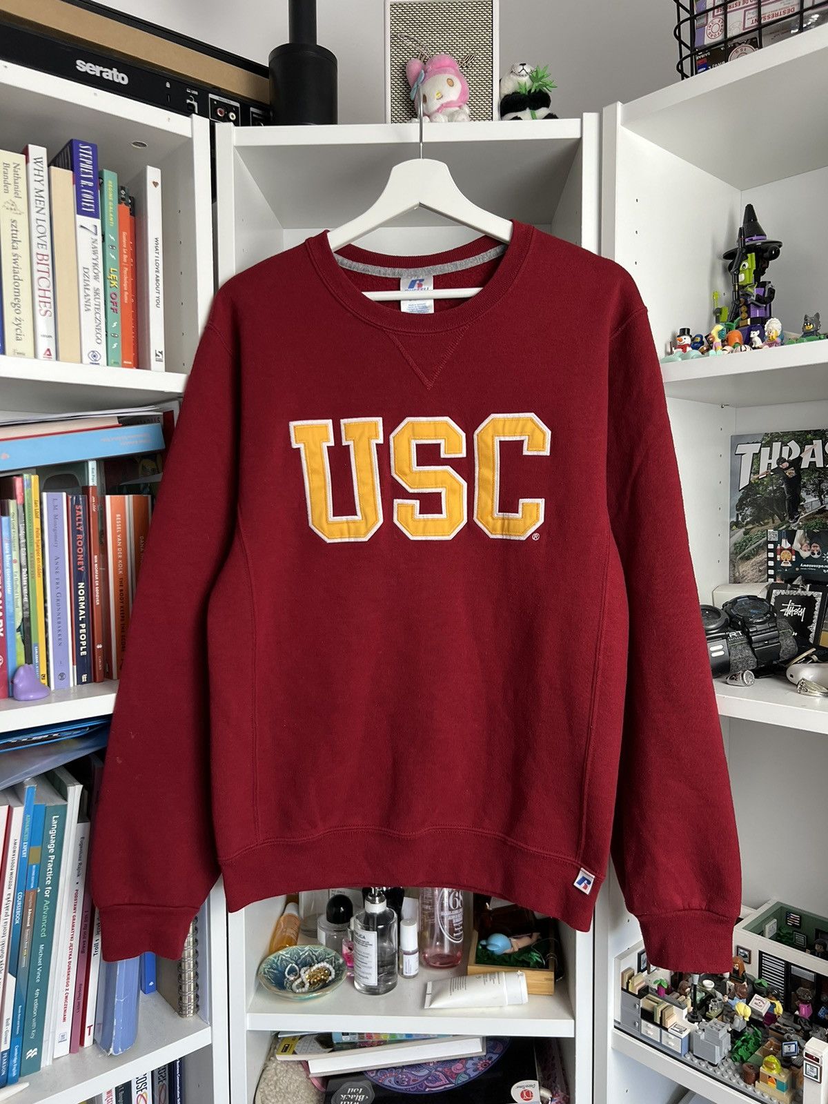 Russell Athletic × Vintage Vintage Y2K Russell Athletic USC university sweatshirt S 90s Size US S / EU 44-46 / 1 - 1 Thumbnail