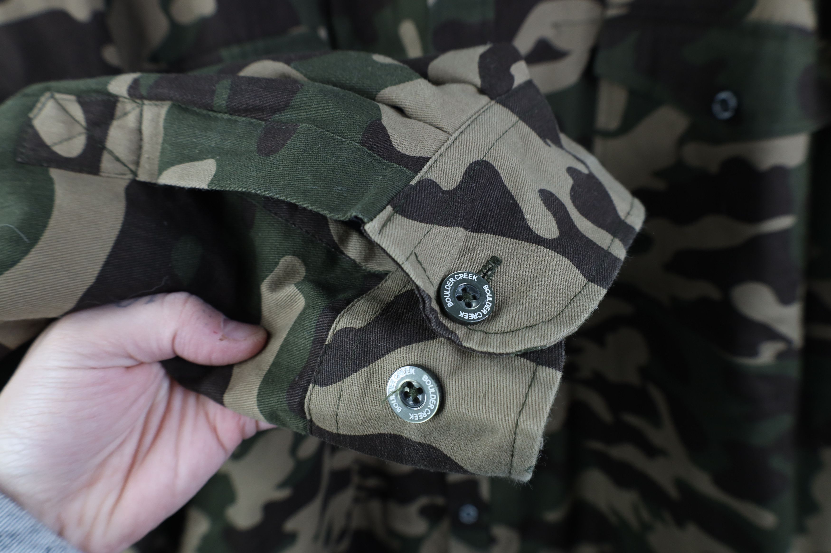 Vintage Vintage Y2K Streetwear Quilted Camouflage Shirt Jacket Size US XXL / EU 58 / 5 - 8 Thumbnail
