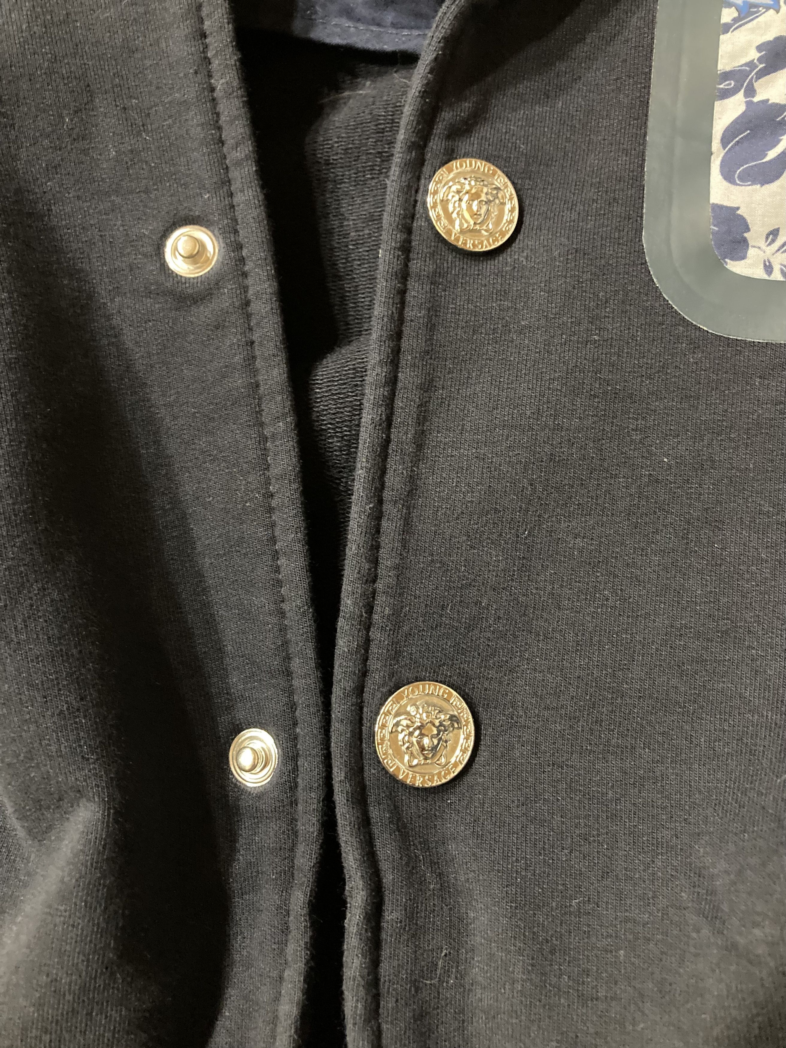 Versace Navy Blue Young Versace Jacket Kids, Made in Italy Size US XXS / EU 40 - 13 Thumbnail