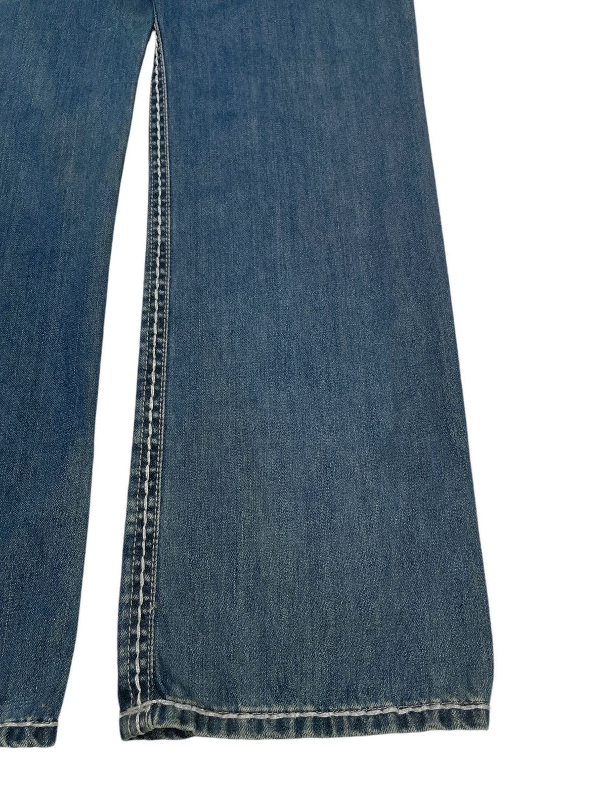 Le Grande Bleu (L.G.B.) Rare Design Vintage The Lab Of Denim Usa Jeans 2000s Size US 38 / EU 54 - 8 Thumbnail