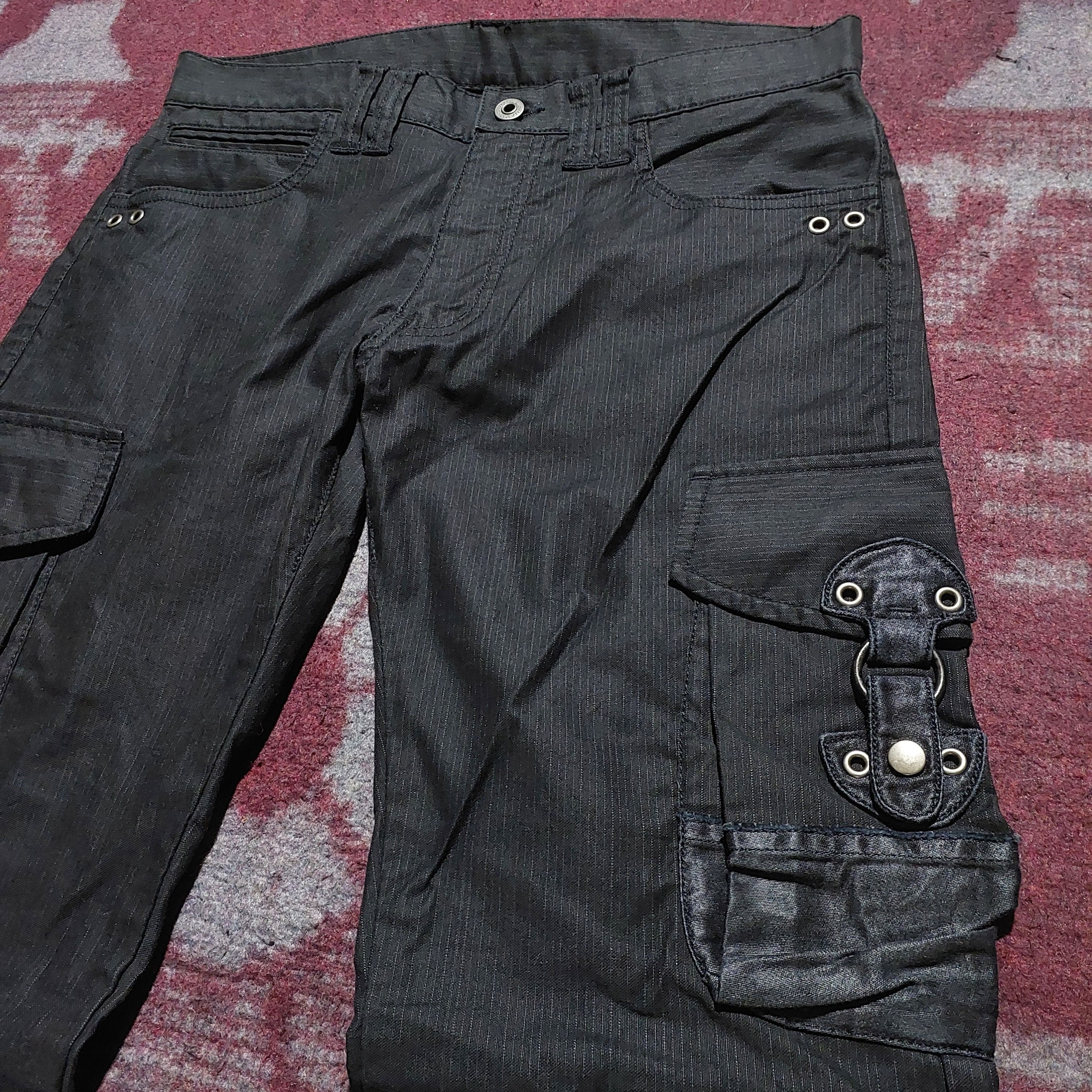 The Difference Difference rupert black cargo flare pants Size US 31 - 6 Thumbnail