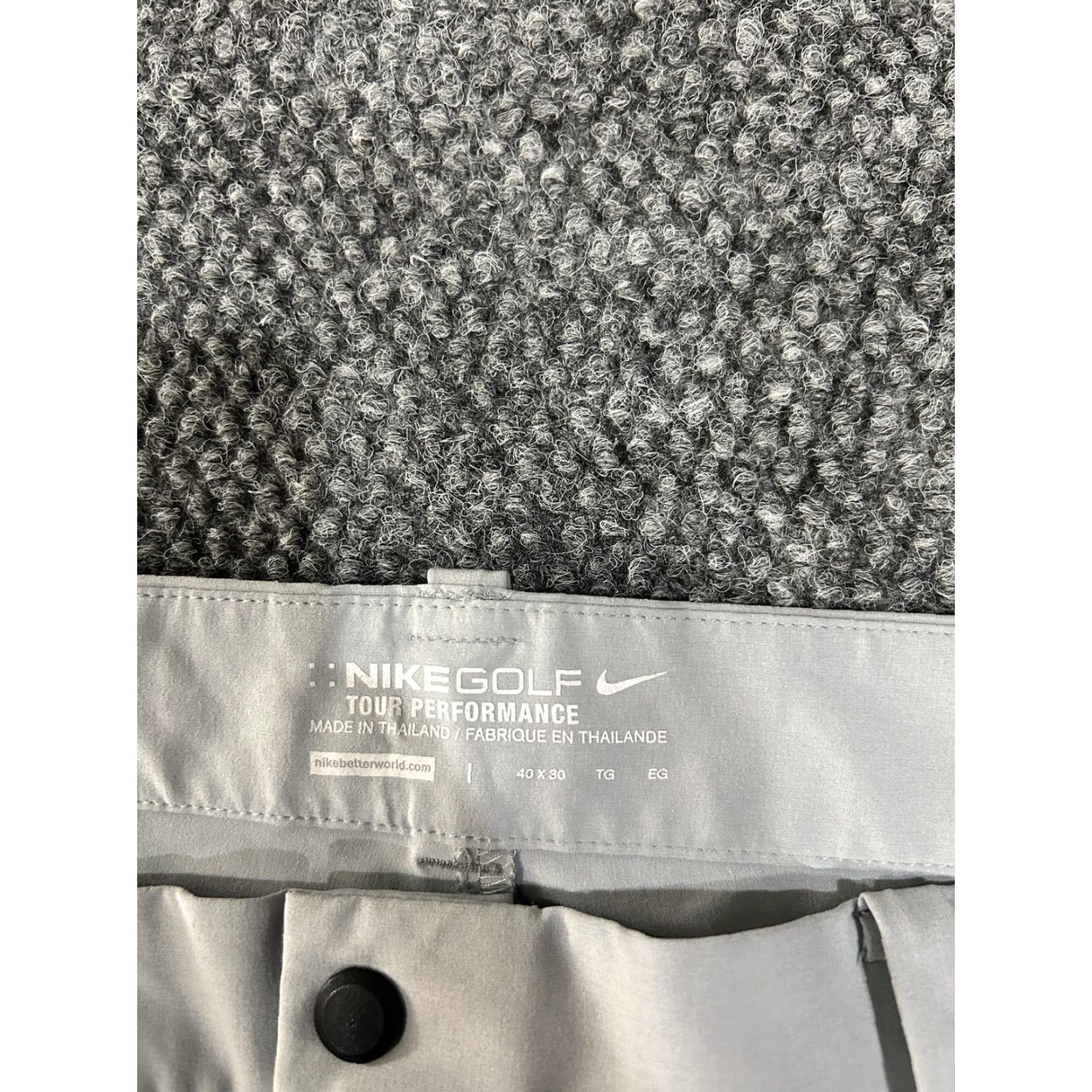 Nike Nike Golf Tour Performance Pants Mens 40x30 Gray Rain Water Resistant Golf Size US 40 / EU 56 - 5 Thumbnail