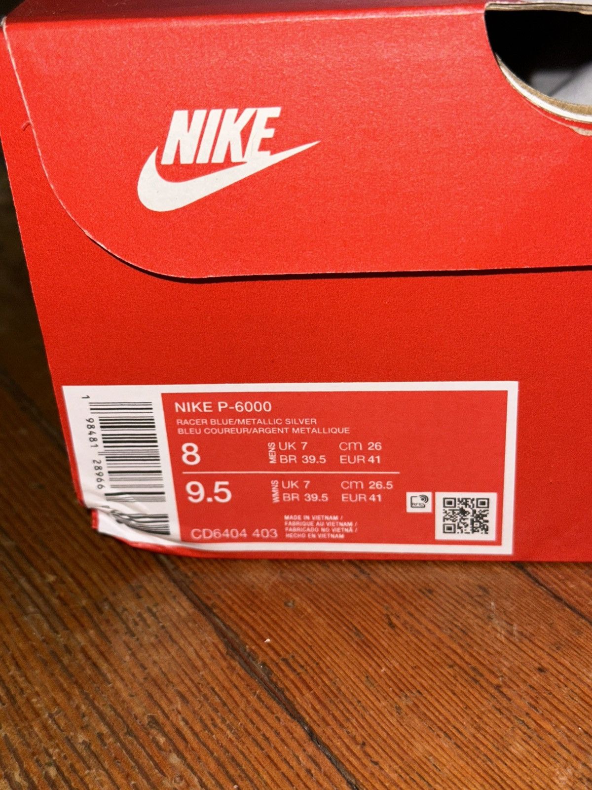 Nike Nike p-6000 Racer Blue/Metallic silver Size US 8 / EU 41 - 7 Thumbnail