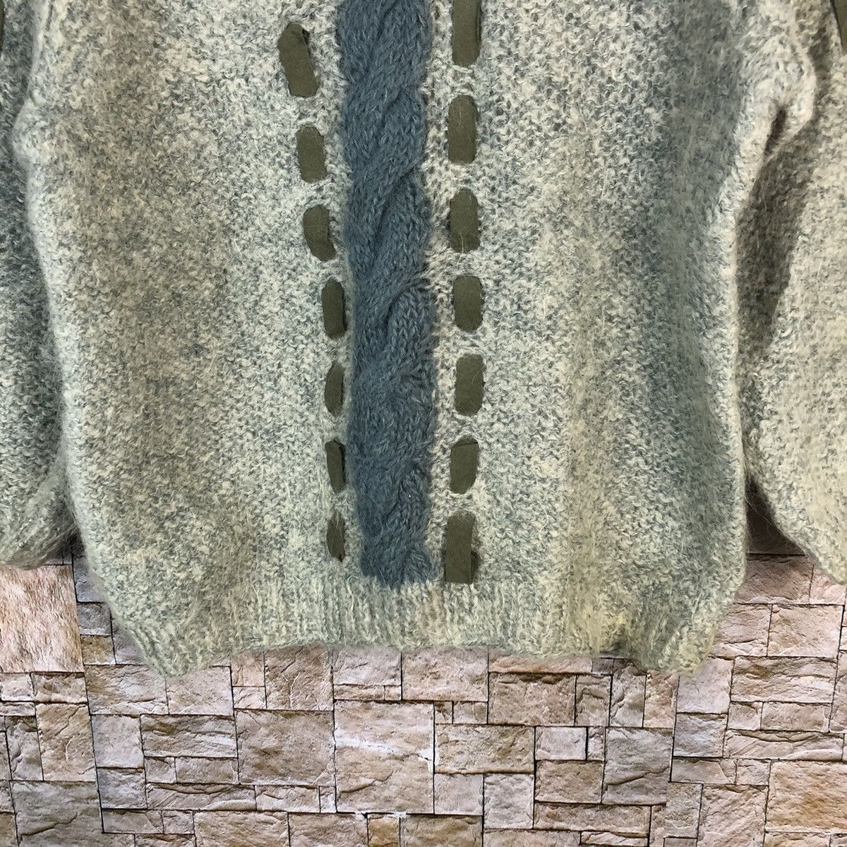 Vintage Japan vintage Grey Mohair Knitwear #A509 Size XS / US 0-2 / IT 36-38 - 6 Thumbnail