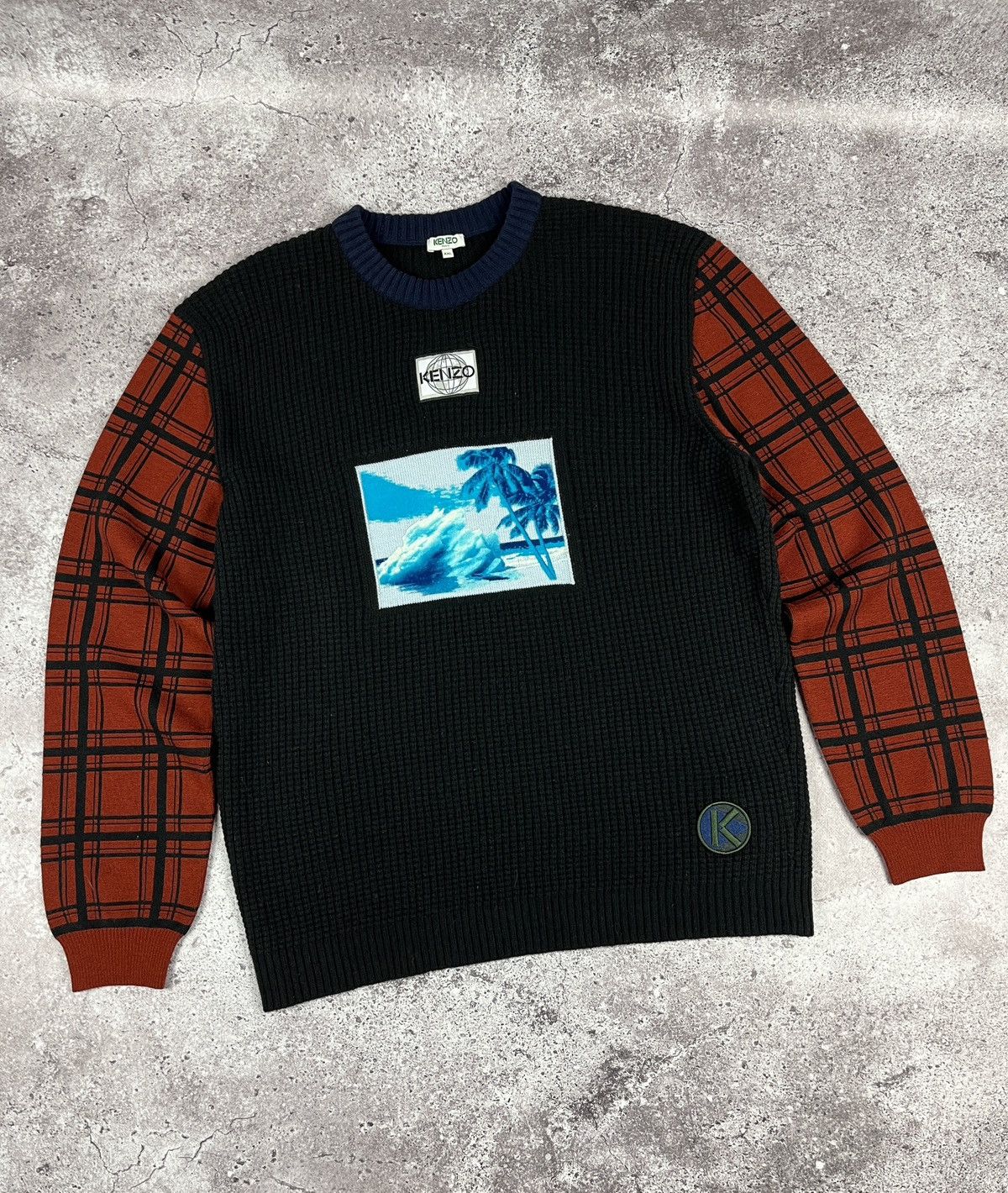 Kenzo Kenzo Logo Wool Sweater Size US XXL / EU 58 / 5 - 3 Thumbnail