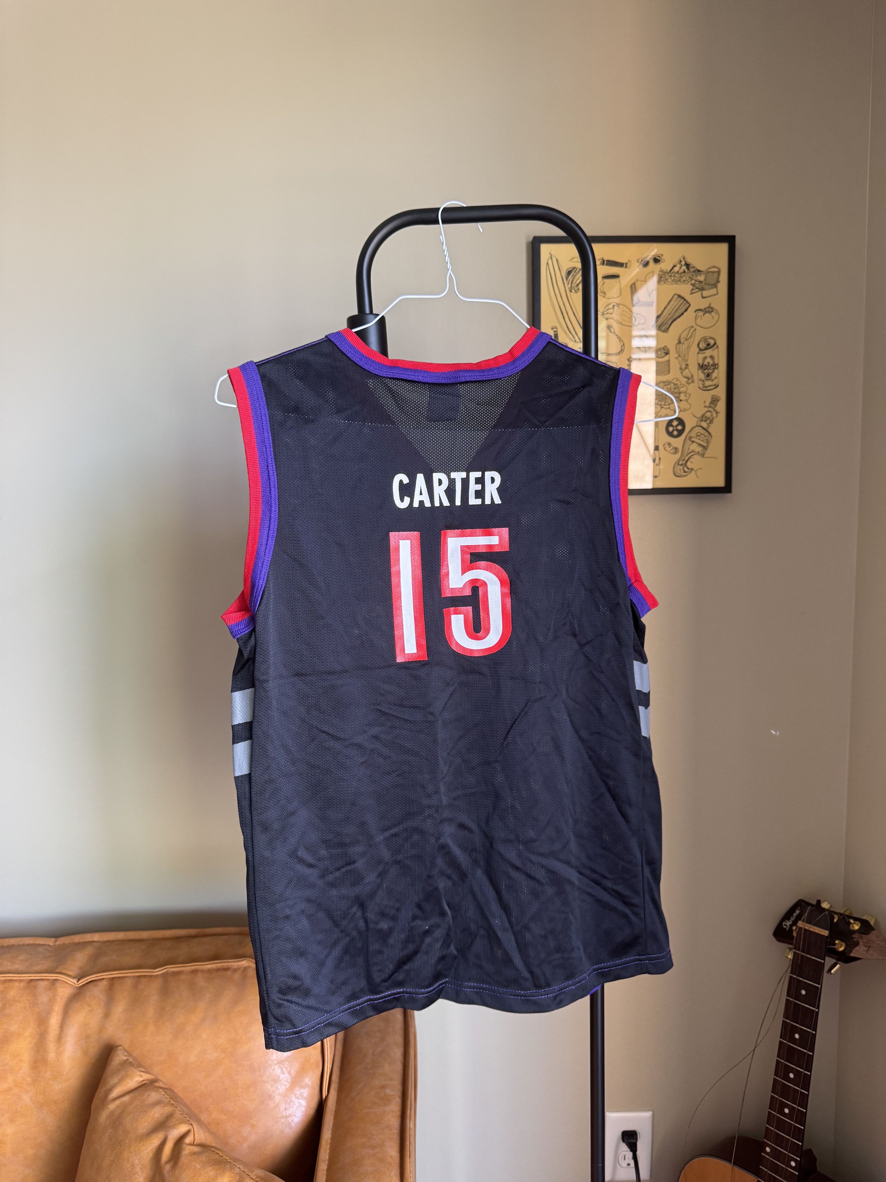Champion Vintage 90's Toronto Raptors Carter Jersey - Purple - L Size US L / EU 52-54 / 3 - 3 Thumbnail