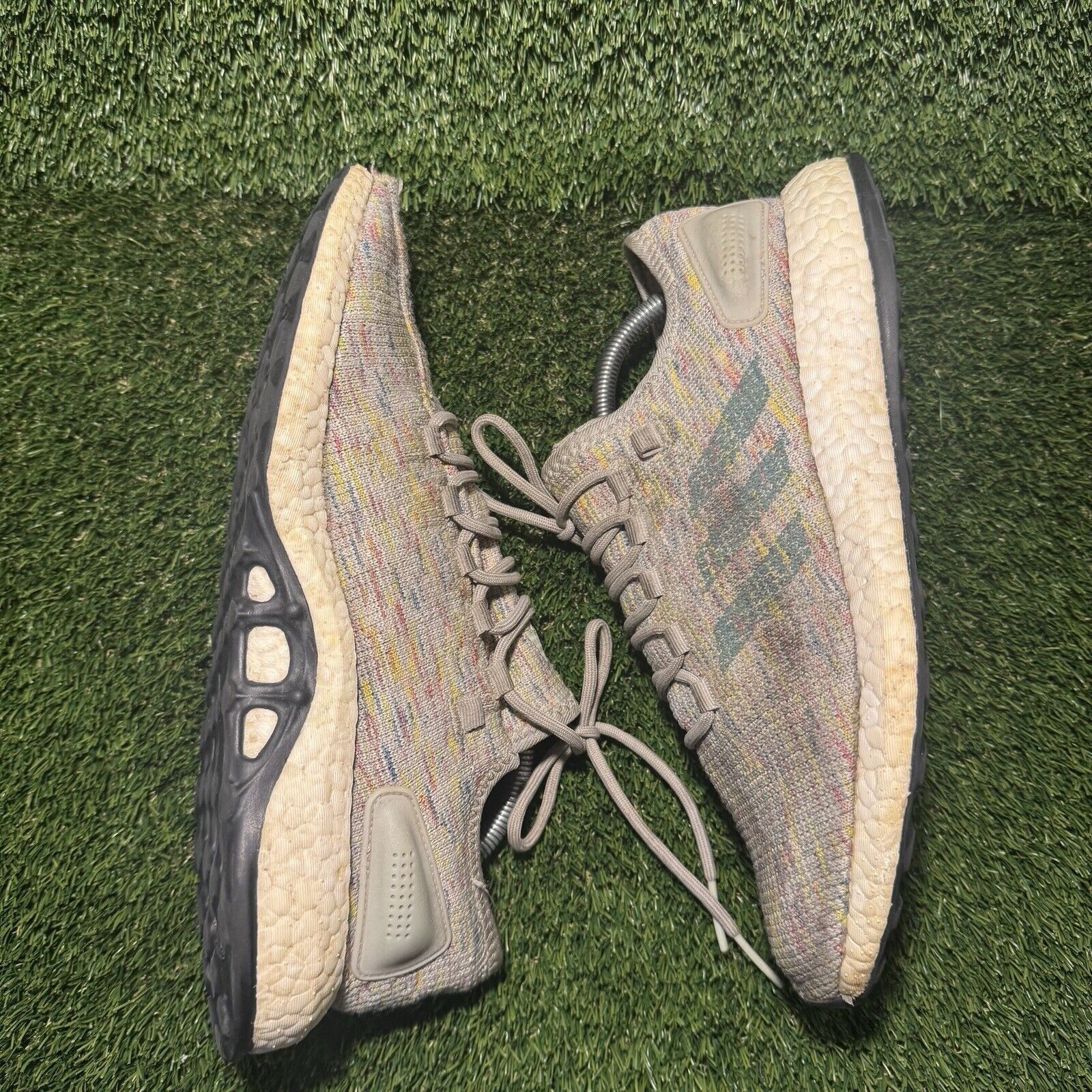 Adidas Size 9 - adidas PureBoost Silver Multi Color Size US 9 / EU 42 - 5 Thumbnail