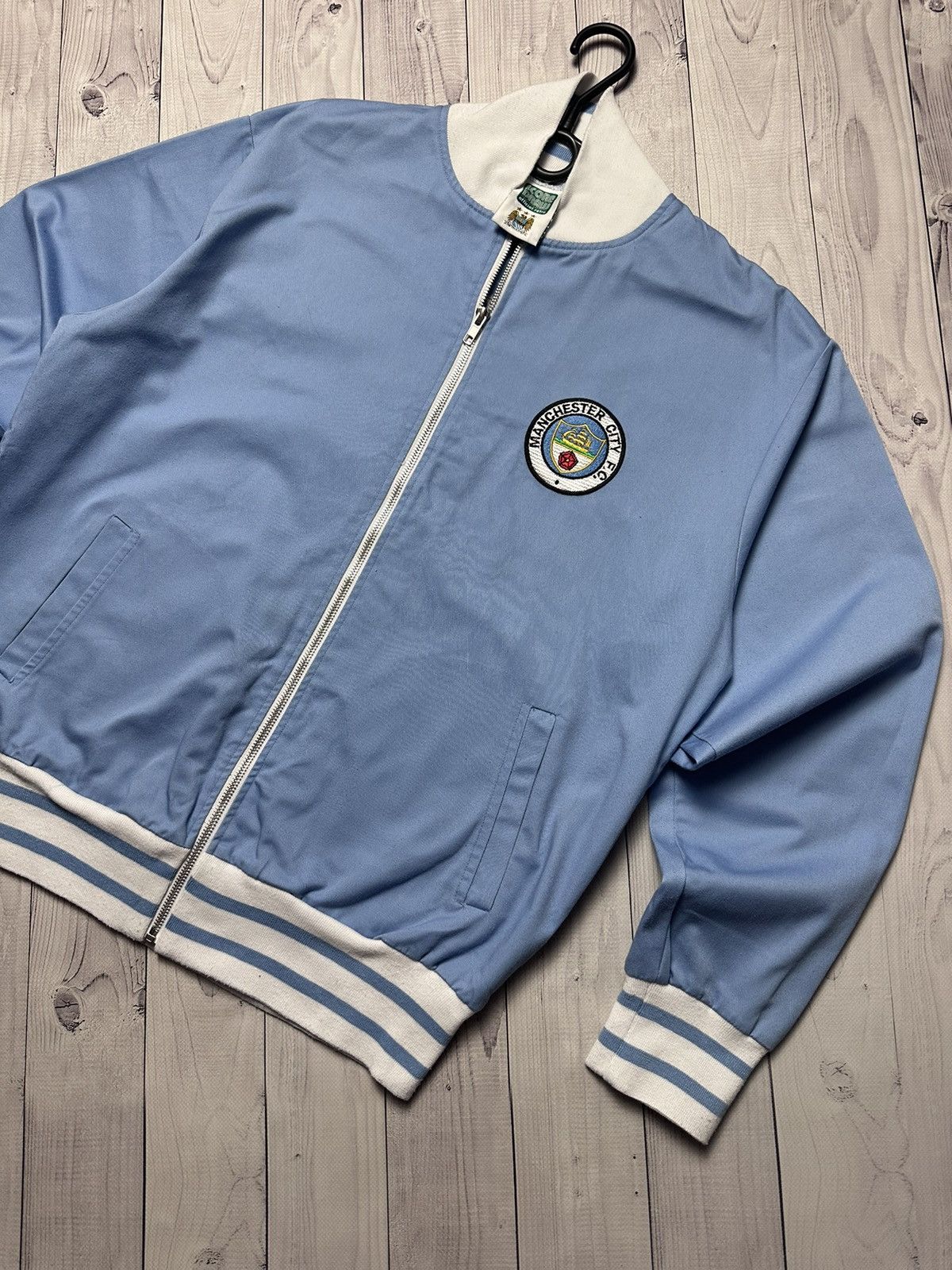 Vintage Vintage Manchester City soccer retro jacket Score Draw L Size US L / EU 52-54 / 3 - 3 Thumbnail