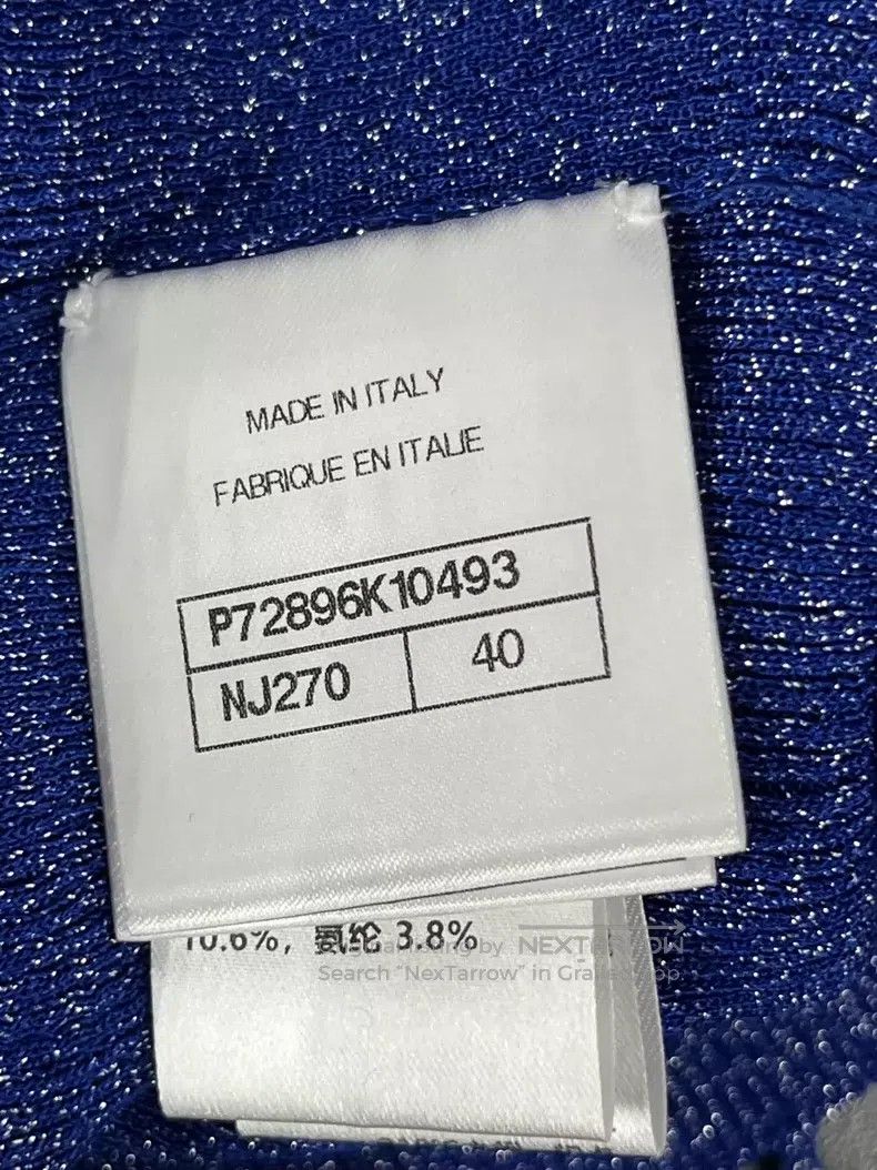 Chanel Chanel Blue sequin bottom strap vest Size S / US 4 / IT 40 - 5 Thumbnail