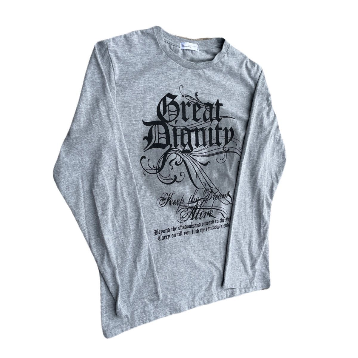If Six Was Nine 2000s Japanese archive Poem Long Sleeve Tee Vkei Gyaruo Size US S / EU 44-46 / 1 - 3 Thumbnail