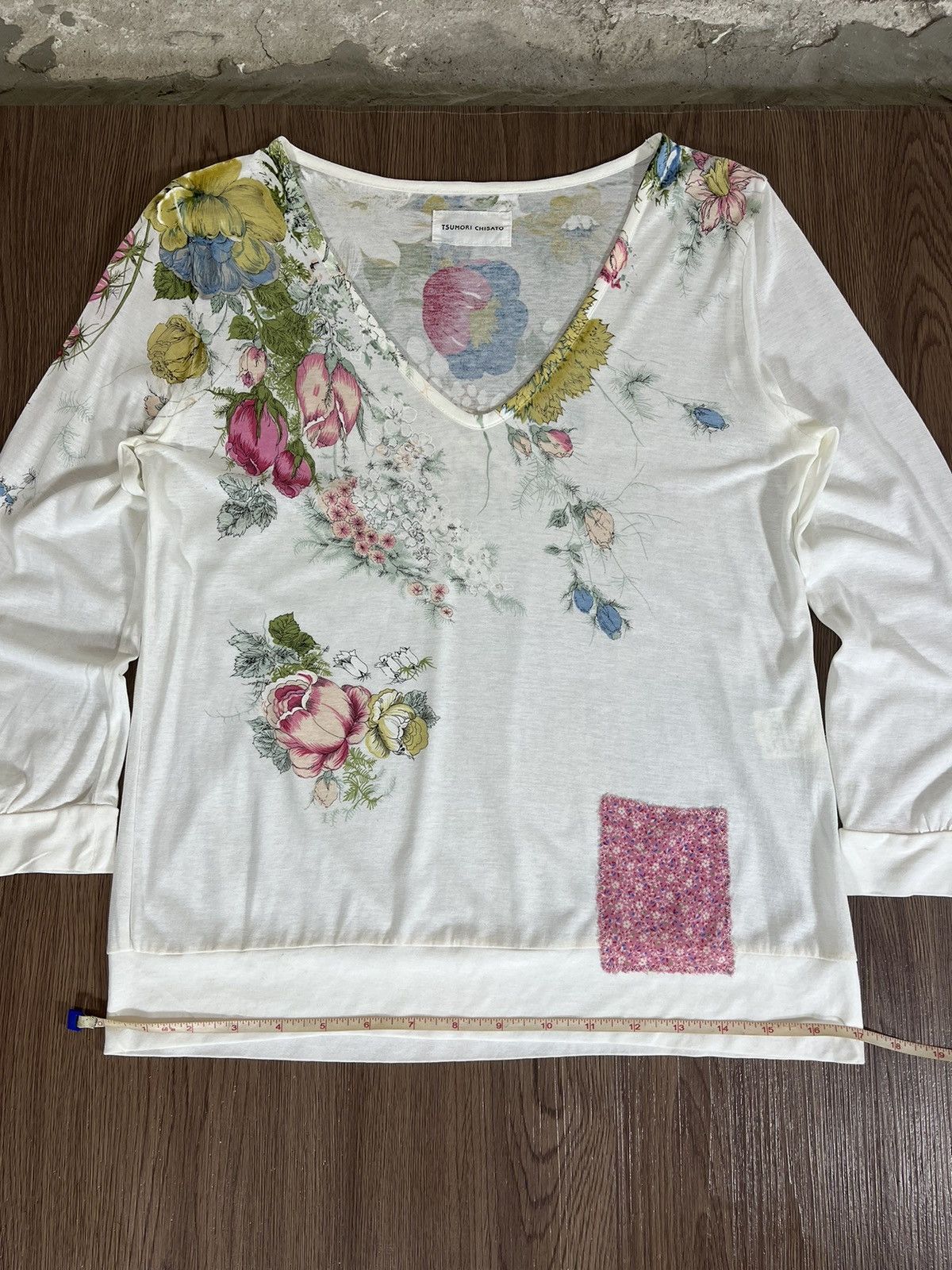 Tsumori Chisato Tsumori Chisato Floral Print Long Sleeve Top Size S / US 4 / IT 40 - 11 Thumbnail