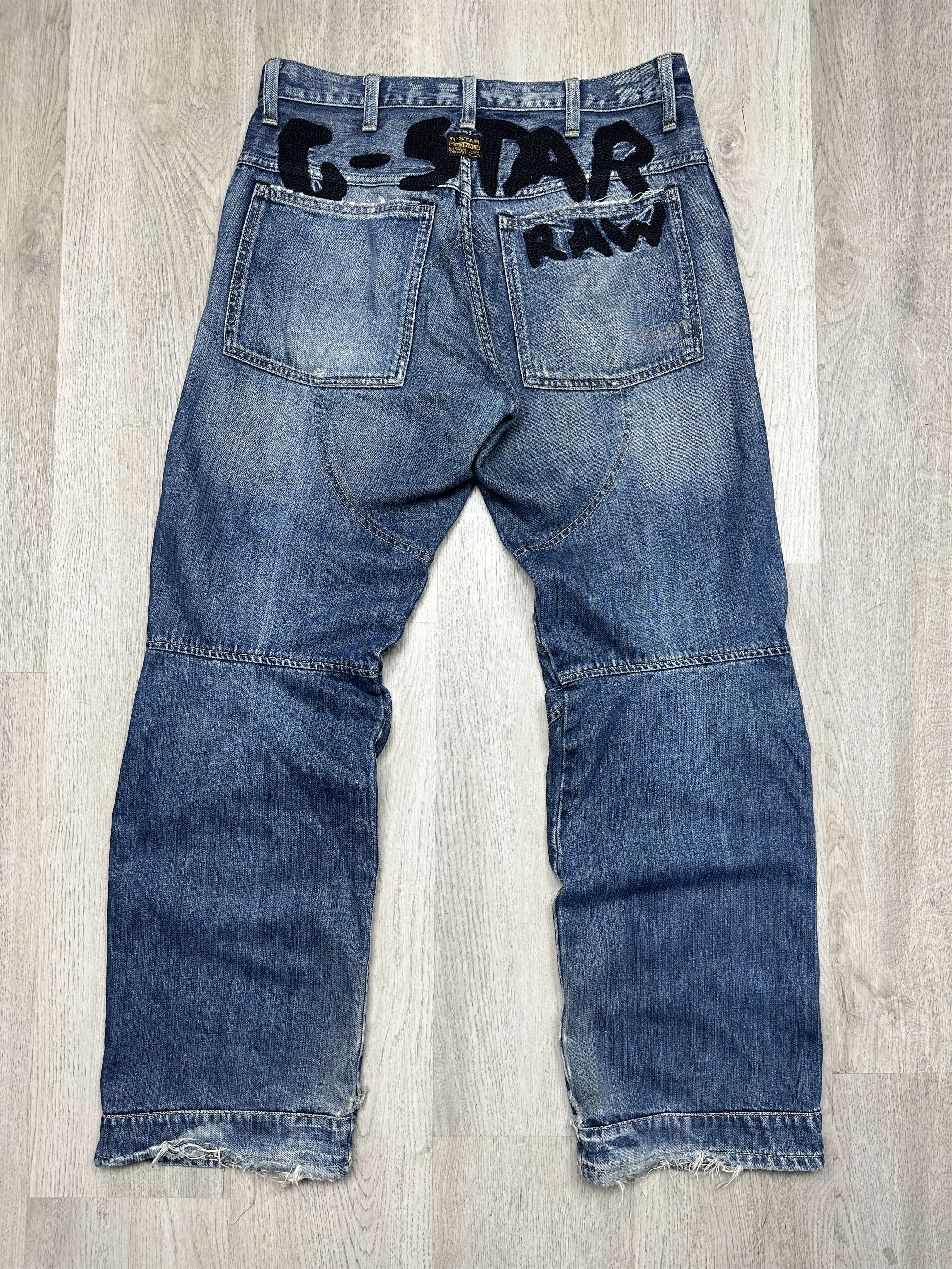 G-Star G Star Raw Vintage Elwood Denim Pants Double Knee Jeans Size US 32 / EU 48 - 1 Thumbnail
