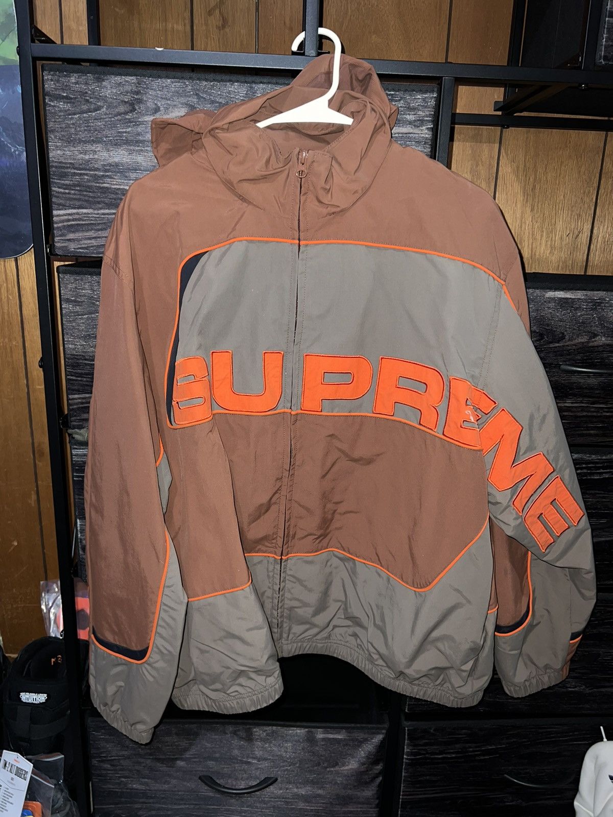 Supreme Paneled Track Jacket | Grailed