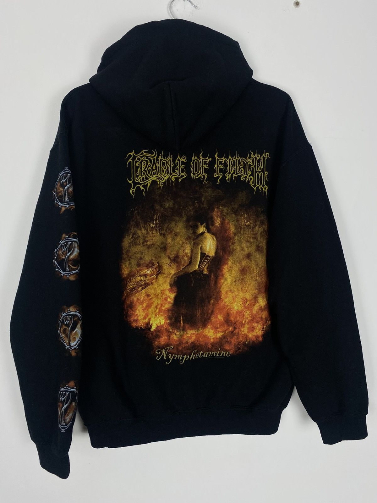 Band Tees Cradle of Filth Nypmhetamine 2021 Hoodie Vintage M gildan Size US M / EU 48-50 / 2 - 3 Thumbnail