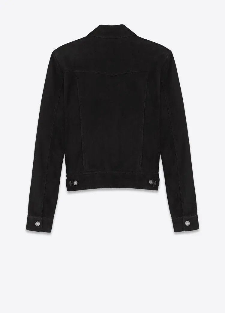 Hedi Slimane × Saint Laurent Paris *Rarest Saint Laurent x Hedi slimane Suede trucker jacket 46 Size US S / EU 44-46 / 1 - 11 Thumbnail
