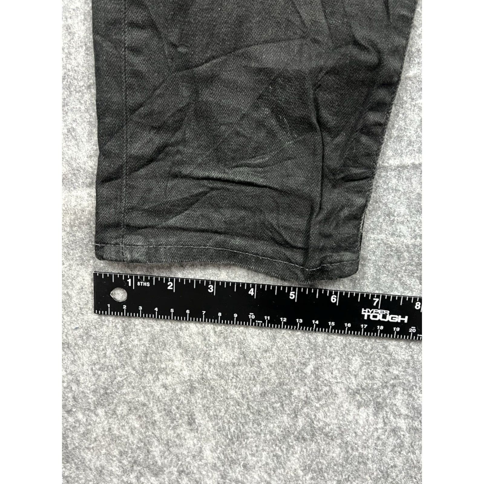 Levi's Levi's 512 Jeans Slim Regular 33x34 Denim Black 90s USA City Distressed Tapered Mens Size US 33 - 3 Thumbnail