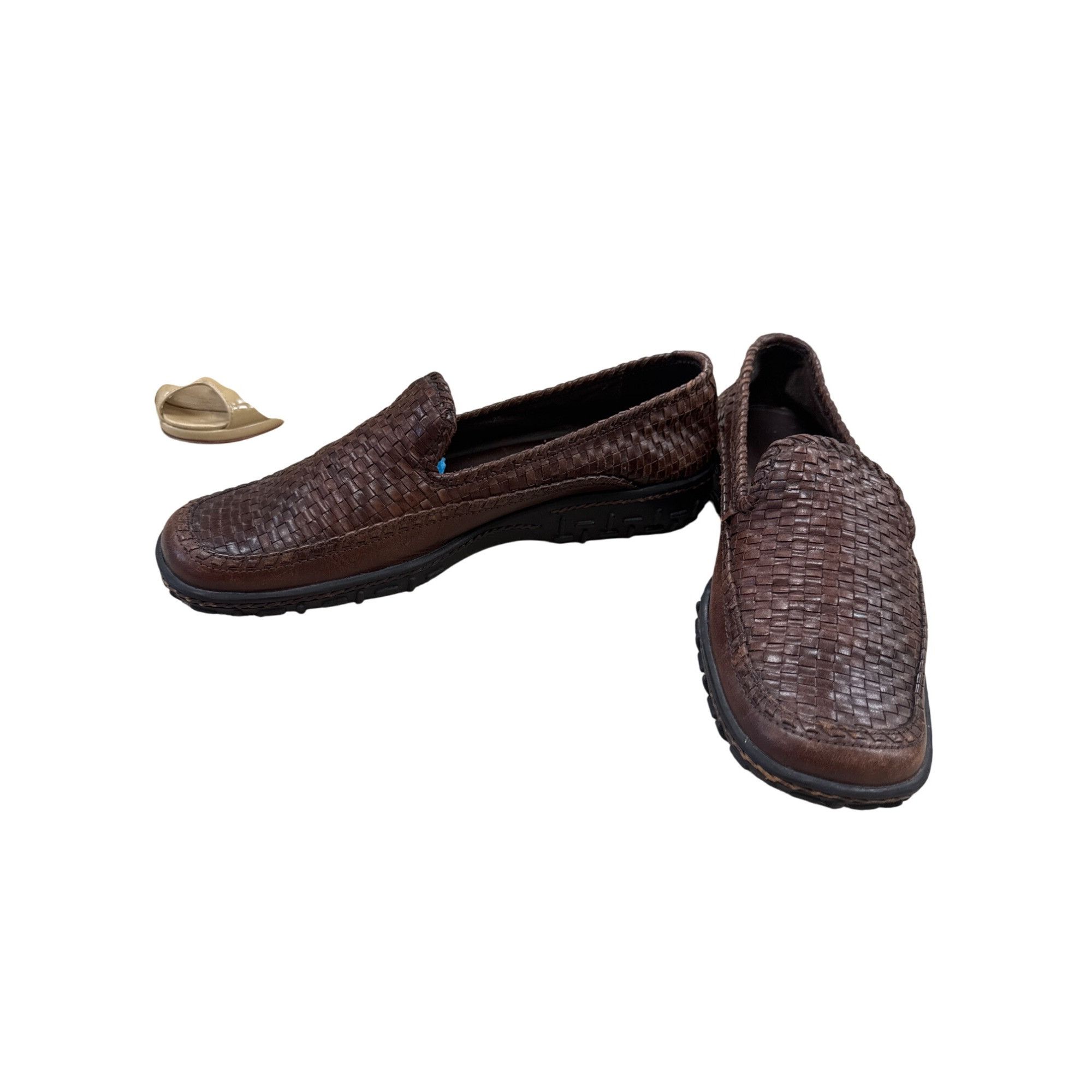 Cole Haan Cole Haan mens brown leather slip on loafers Size 10B SKU 72 Size US 10 / EU 43 - 2 Thumbnail