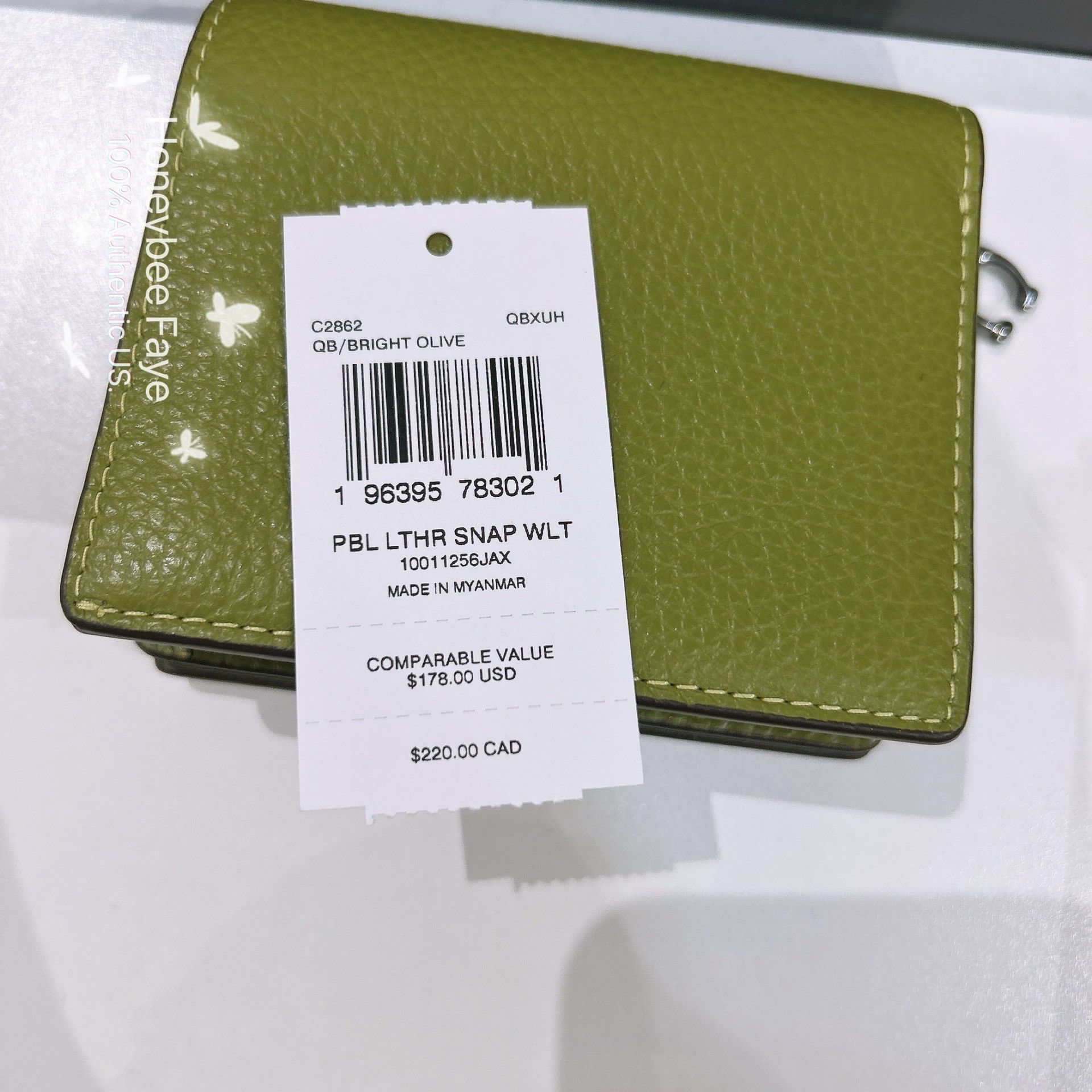 Coach Snap Wallet C2862 Size ONE SIZE - 4 Thumbnail