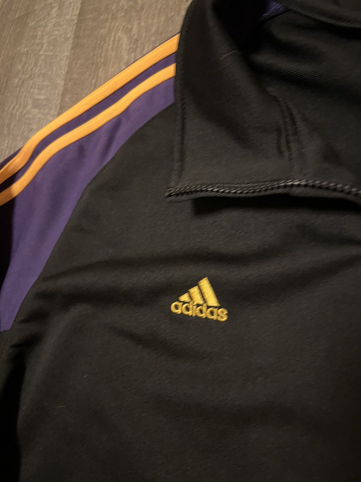 NBA Adidas Lakers Warm Up Jacket size 2XL Size US XXL / EU 58 / 5 - 3 Thumbnail