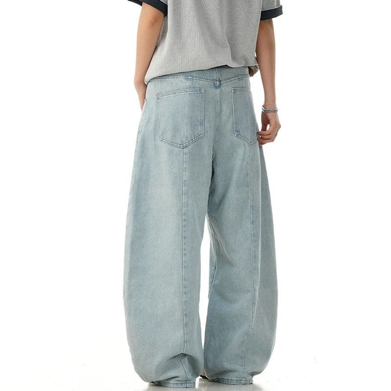 Jean American Wide Leg Loose Jeans Size US 33 - 2 Thumbnail