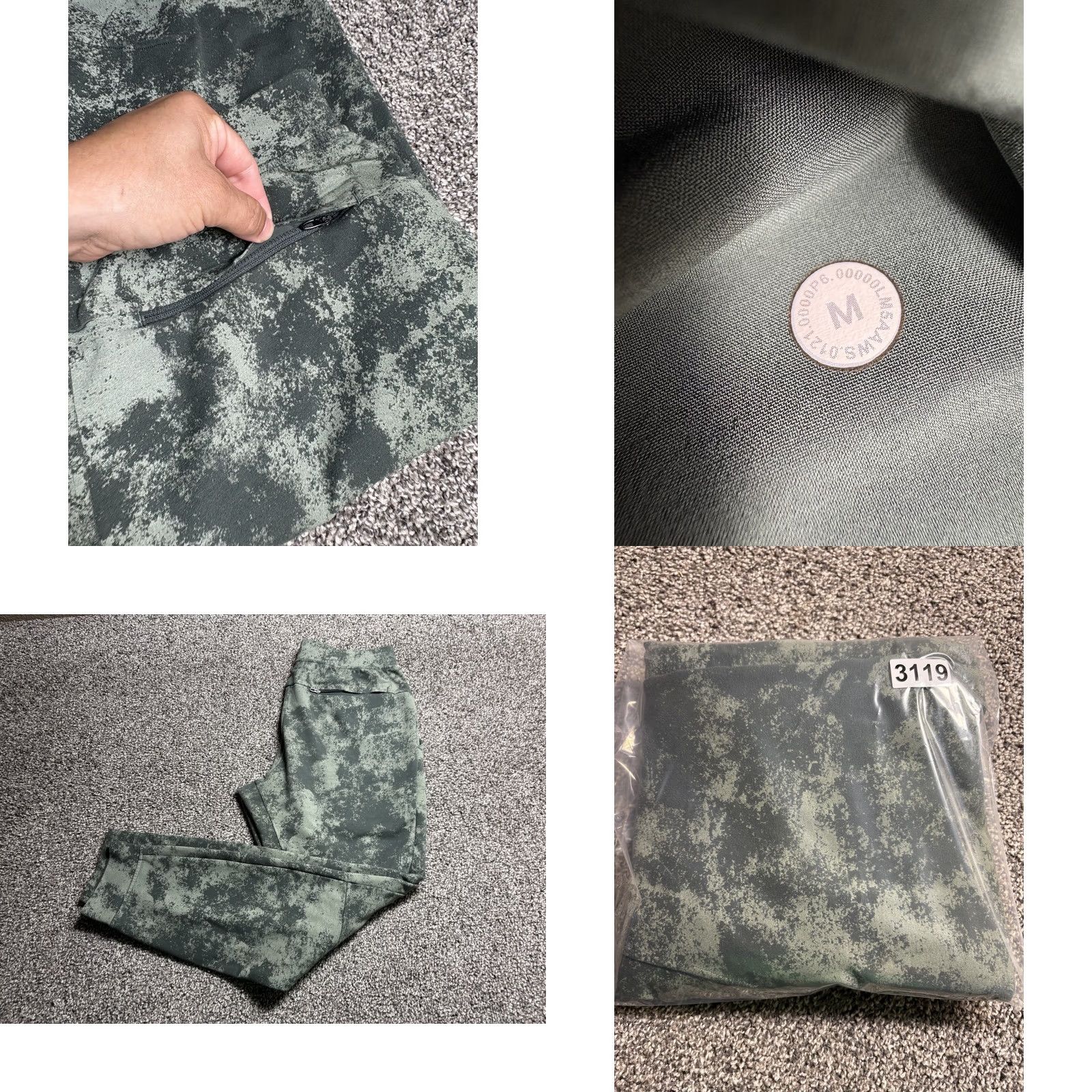 Lululemon Lululemon Jogger Sweatpants Mens Medium Camo Green City Sweat Drawstring Size US 32 / EU 48 - 8 Thumbnail