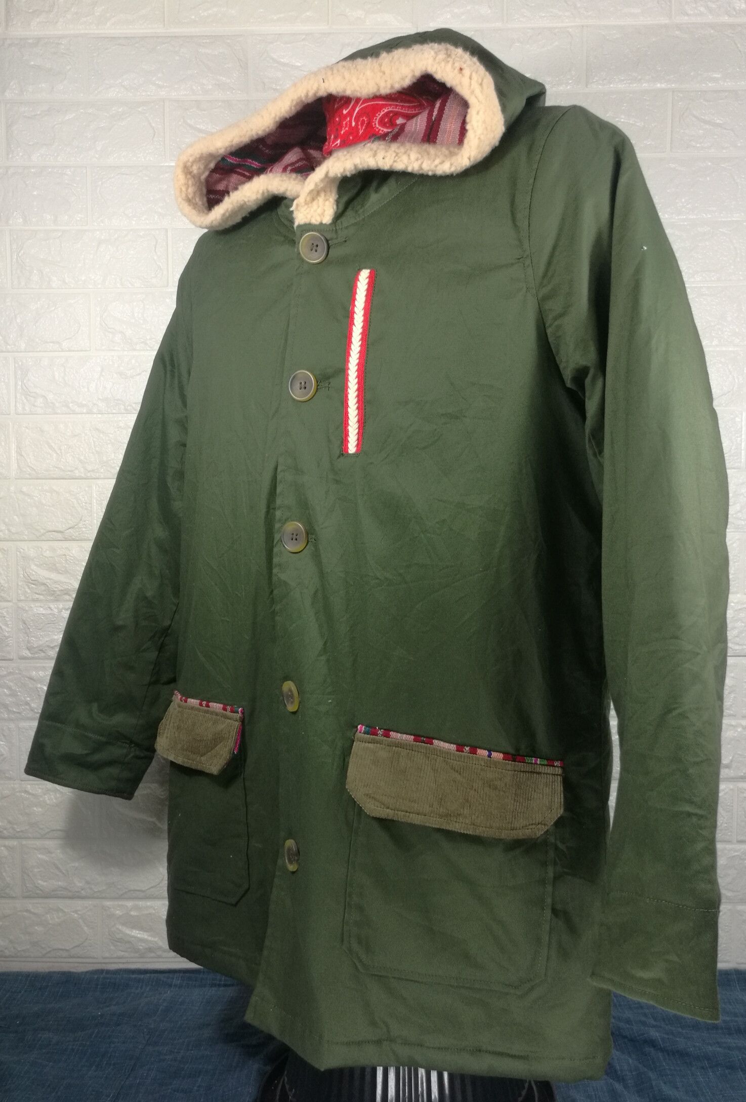 Japanese Brand Vintage TITICACA Navajo Style Hooded Jacket Size US L / EU 52-54 / 3 - 3 Thumbnail