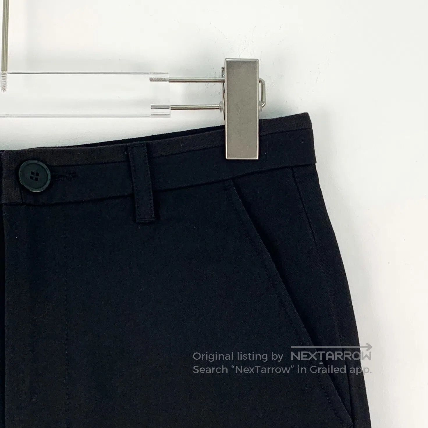 Giorgio Armani Giorgio Armani size XS Black Cotton Casual Trousers| Size US 28 / EU 44 - 3 Thumbnail