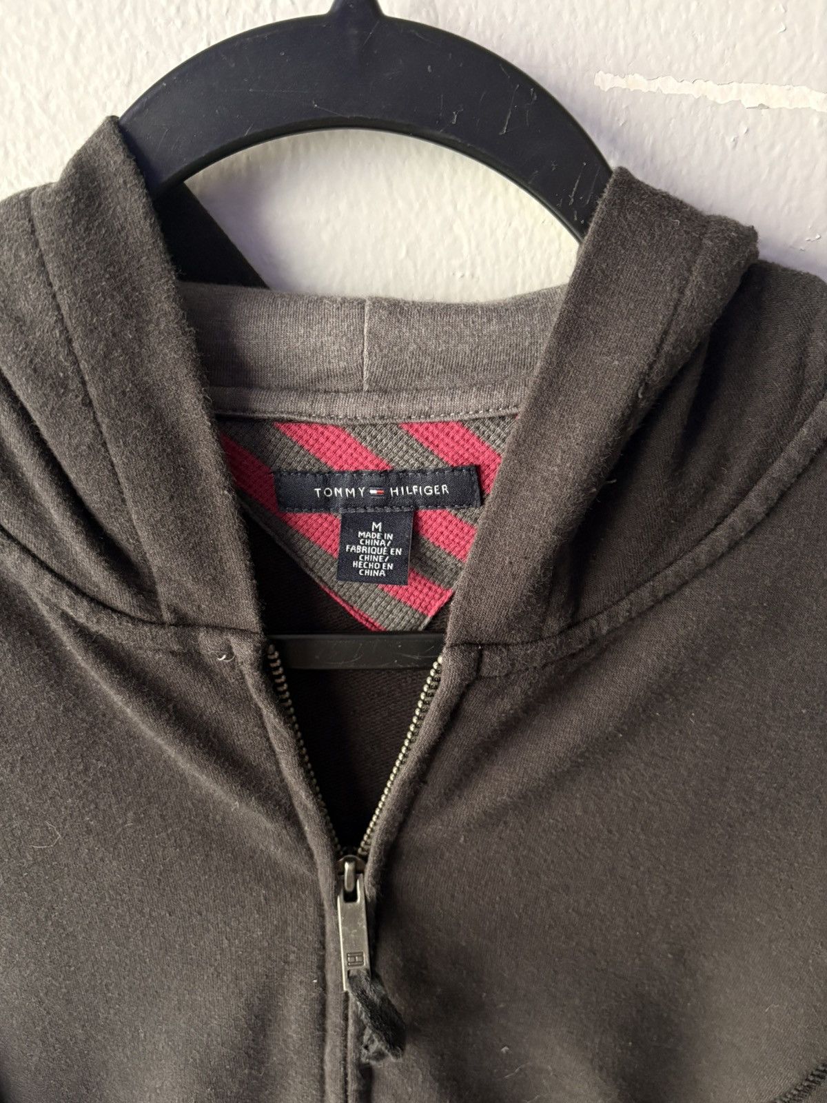 Tommy Hilfiger Tommy Hilfiger Mixed-Media Zip Hoodie — Size M. Size US M / EU 48-50 / 2 - 4 Thumbnail