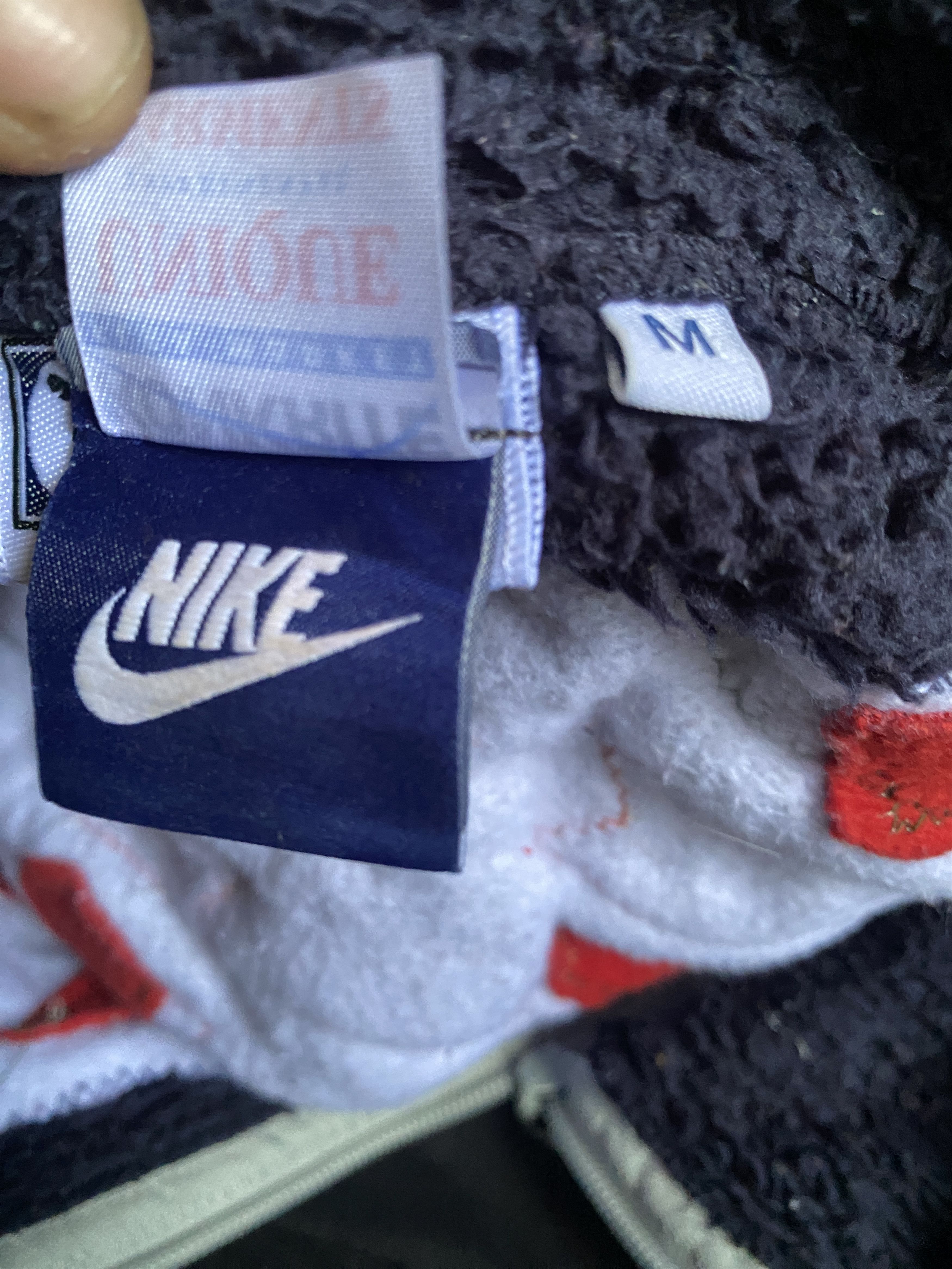 Handmade × Nike 1 OF 1 REWORKED NIKE 3D SKELETON SHERPA JACKET SIZE S Size US S / EU 44-46 / 1 - 9 Thumbnail