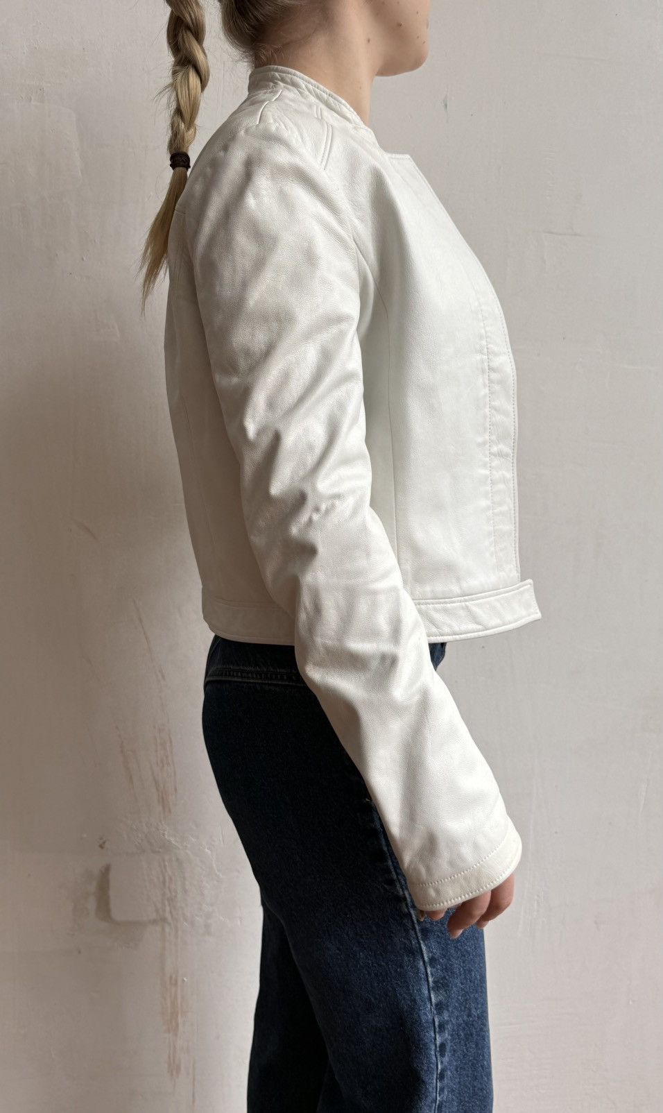 Versus Versace Vintage Versus Versace women’s leather jacket size 20/40(s) Size S / US 4 / IT 40 - 3 Thumbnail