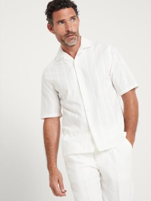 Brunello Cucinelli Shirt in Open White Size US S / EU 44-46 / 1 - 1 Thumbnail