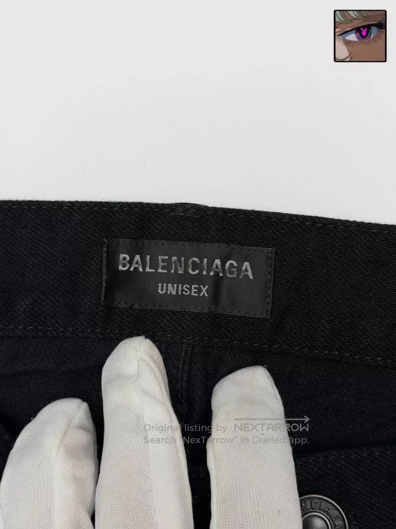 Balenciaga Balenciaga size S Triple waist denim dress pants Size US 27 - 4 Thumbnail