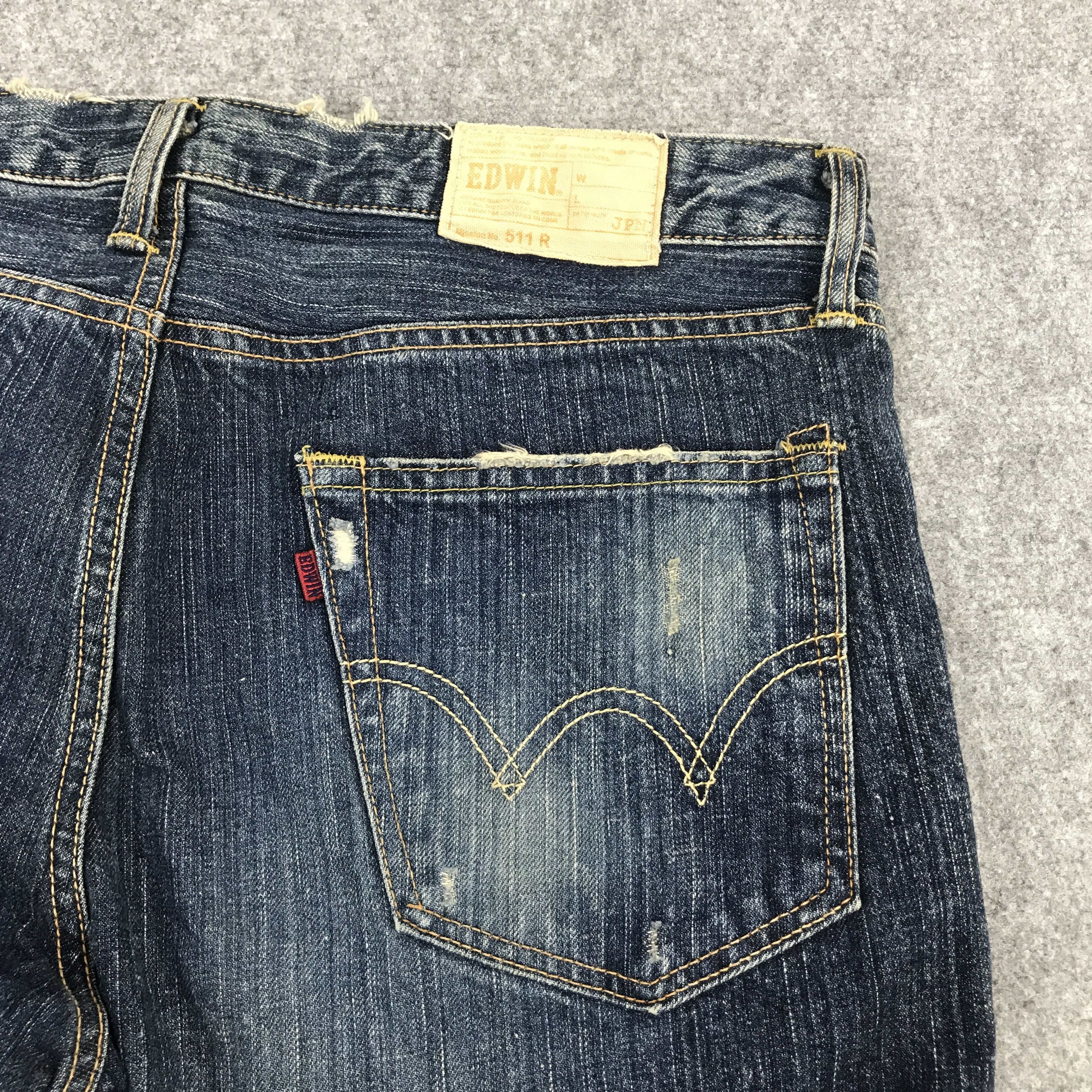 Edwin × Japanese Brand Flared edwin Japan bootcut distressed jeans Size US 34 / EU 50 - 7 Thumbnail