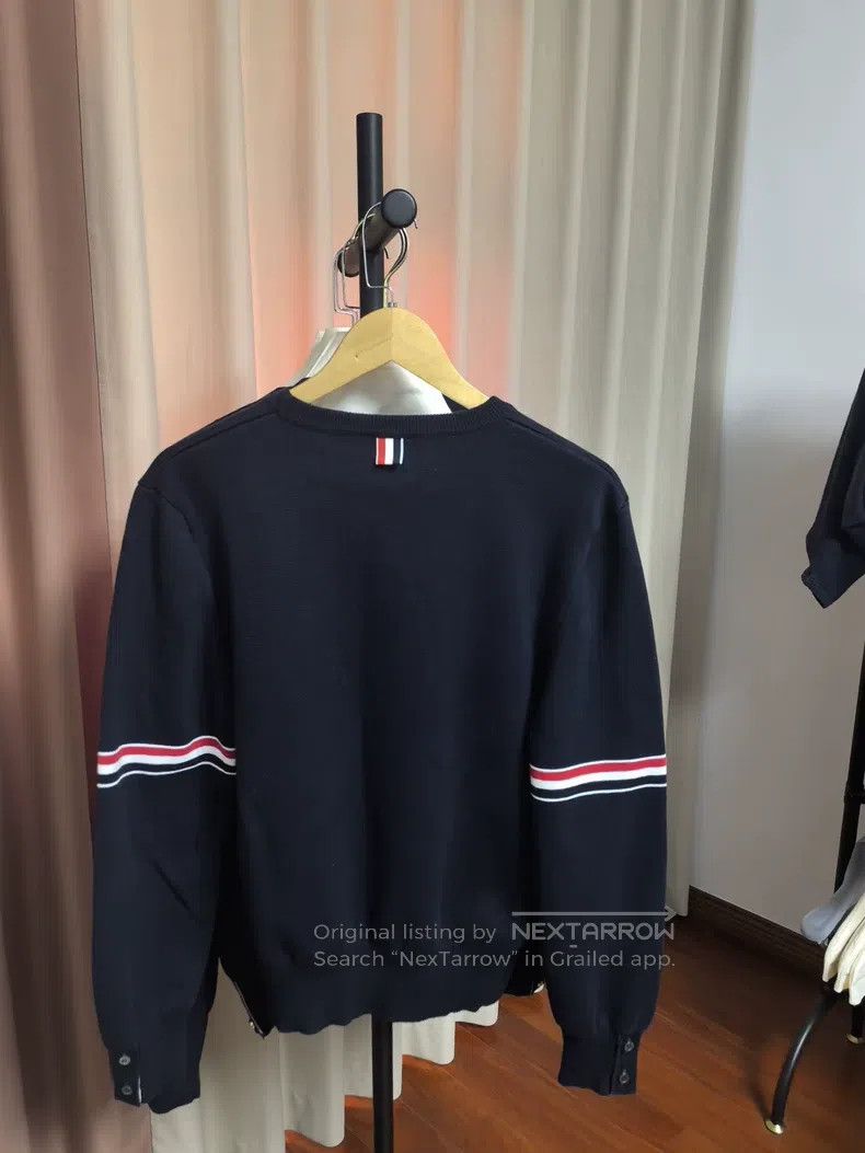 Thom Browne Thom Browne Patch Knit Sweater Size US L / EU 52-54 / 3 - 7 Thumbnail