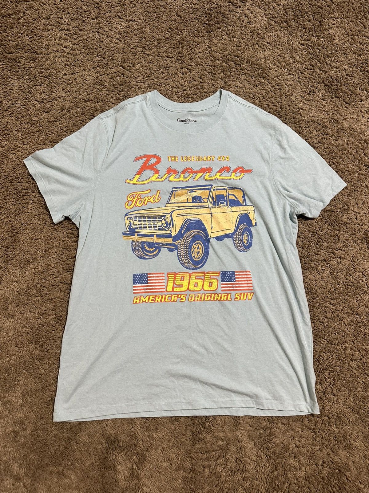 Ford Vintage Goodfellow & Co. Ford Bronco shirt 00s size xl Size US XL / EU 56 / 4 - 1 Thumbnail