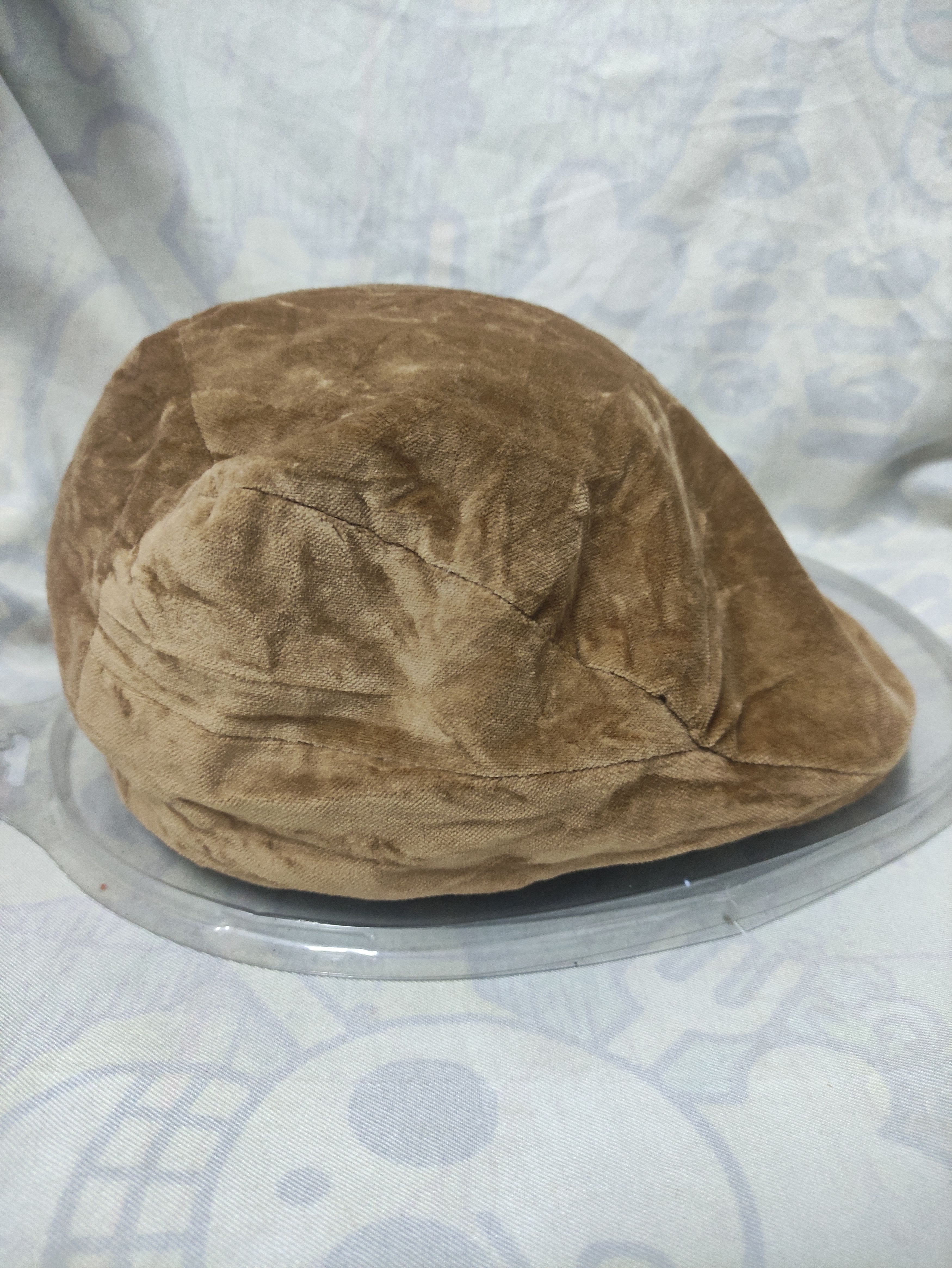 Japanese Brand × Vintage EXPARTURE VINTAGE BARETTA CAP VELVET PATCHWORK DESIGN Size ONE SIZE - 4 Thumbnail
