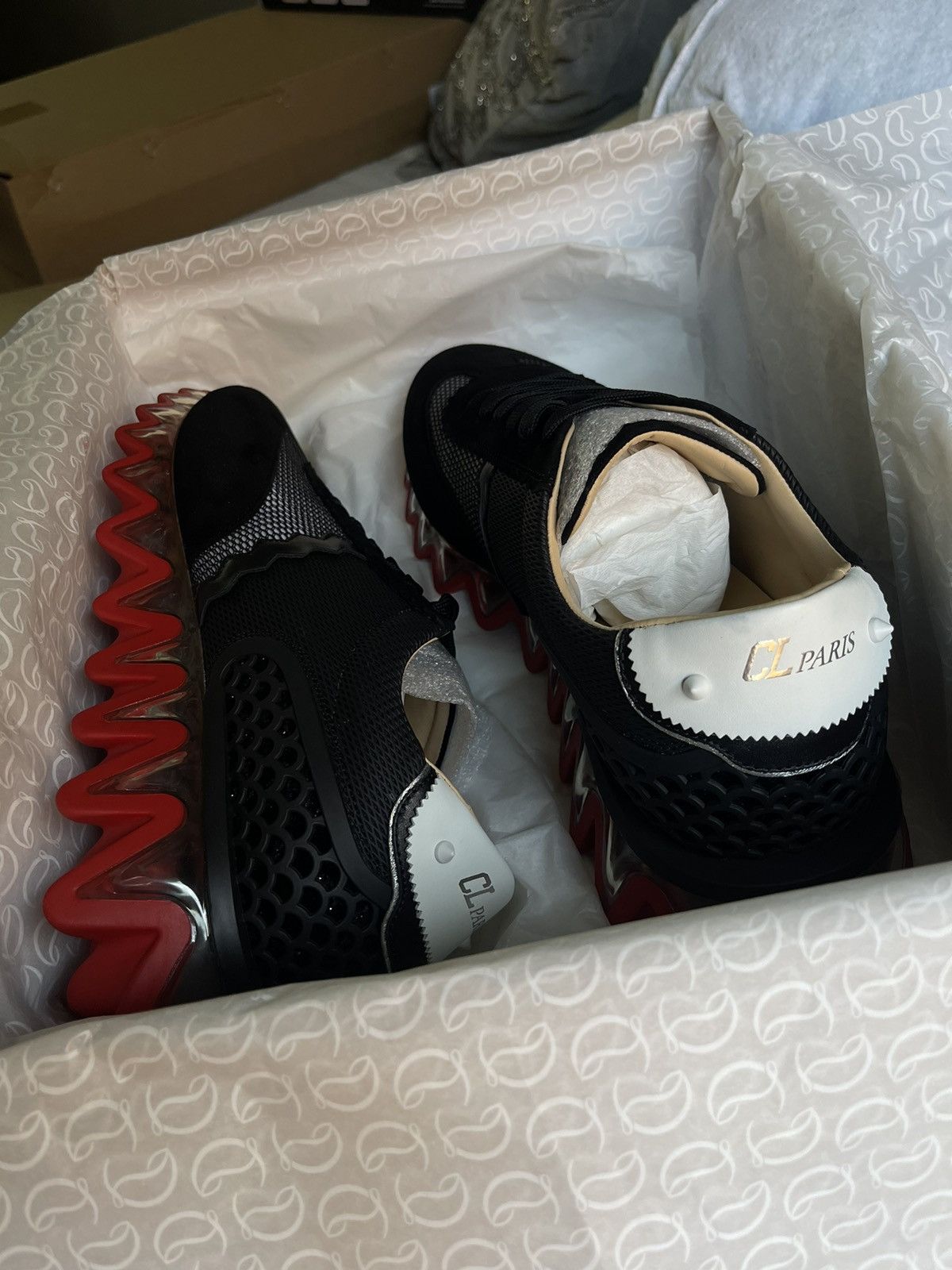 Christian Louboutin LOUBISHARK FLAT Size US 10.5 / EU 43-44 - 2 Thumbnail