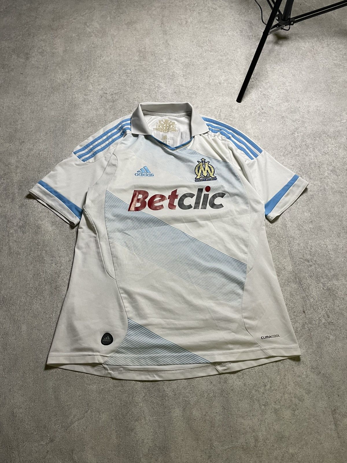 Adidas Olympique Marseille 2010/11 Home Jersey – Rémy SOCCER JERSEY Size US L / EU 52-54 / 3 - 1 Thumbnail