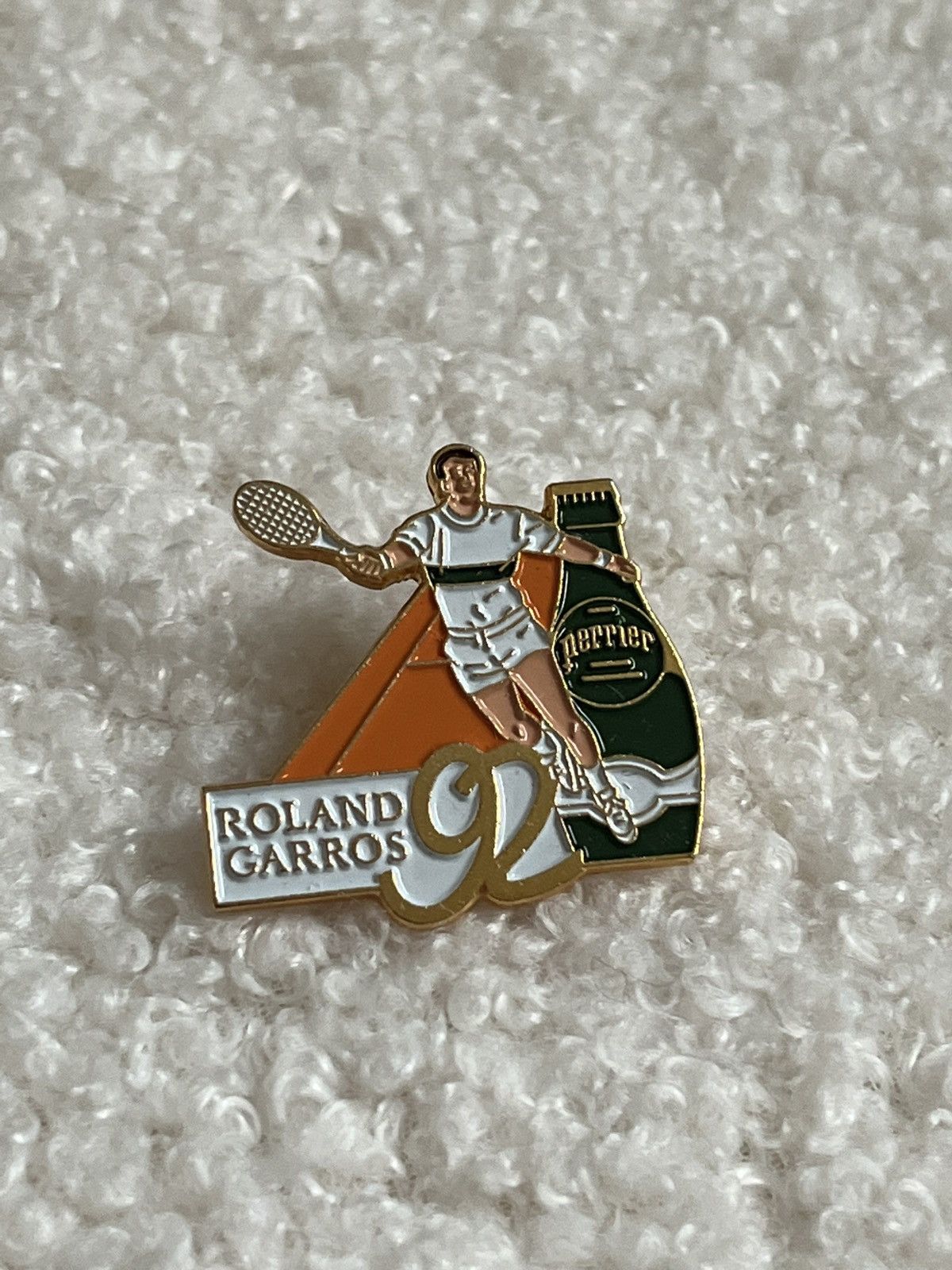 Jewelry Roland Garros 92 vintage pin Size ONE SIZE - 1 Thumbnail