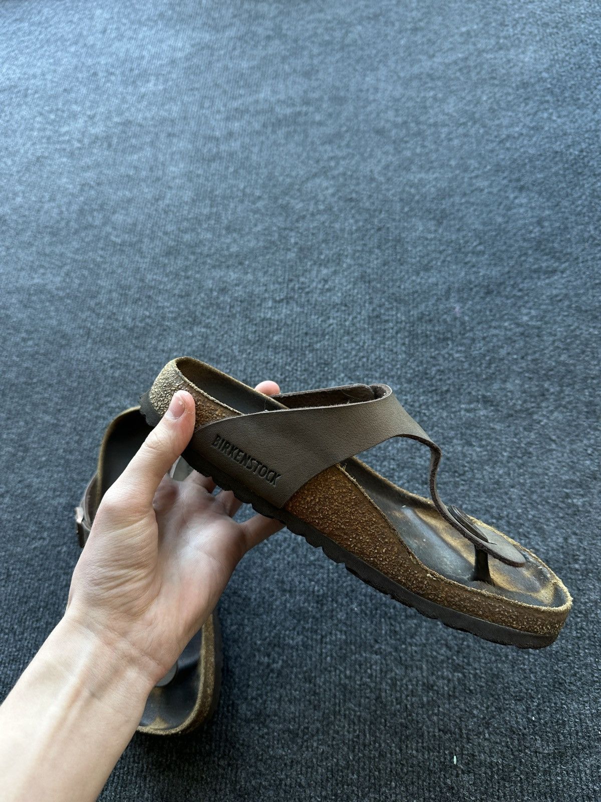 Birkenstock VNTG🚨 BIRKENSTOCK BROWN LUXURY Y2K RARE WOMEN SLIDES Size US 7 / IT 37 - 8 Thumbnail