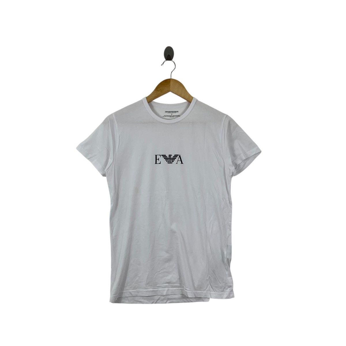 Emporio Armani EMPORIO ARMANI ITALY EA Box Logo Giorgio Collection Tee Size M / US 6-8 / IT 42-44 - 1 Thumbnail