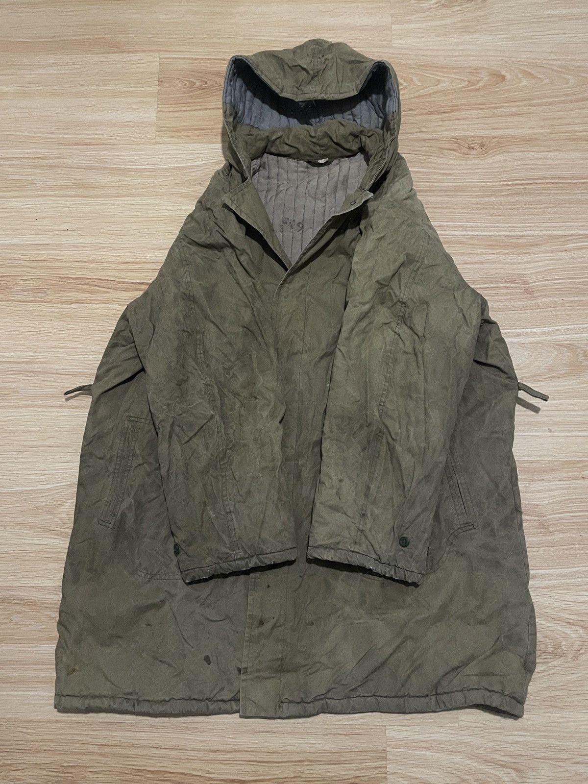 Vintage Vintage Military Parka Coat 70s–80s Distressed Archive Piece Size US XXL / EU 58 / 5 - 17 Thumbnail