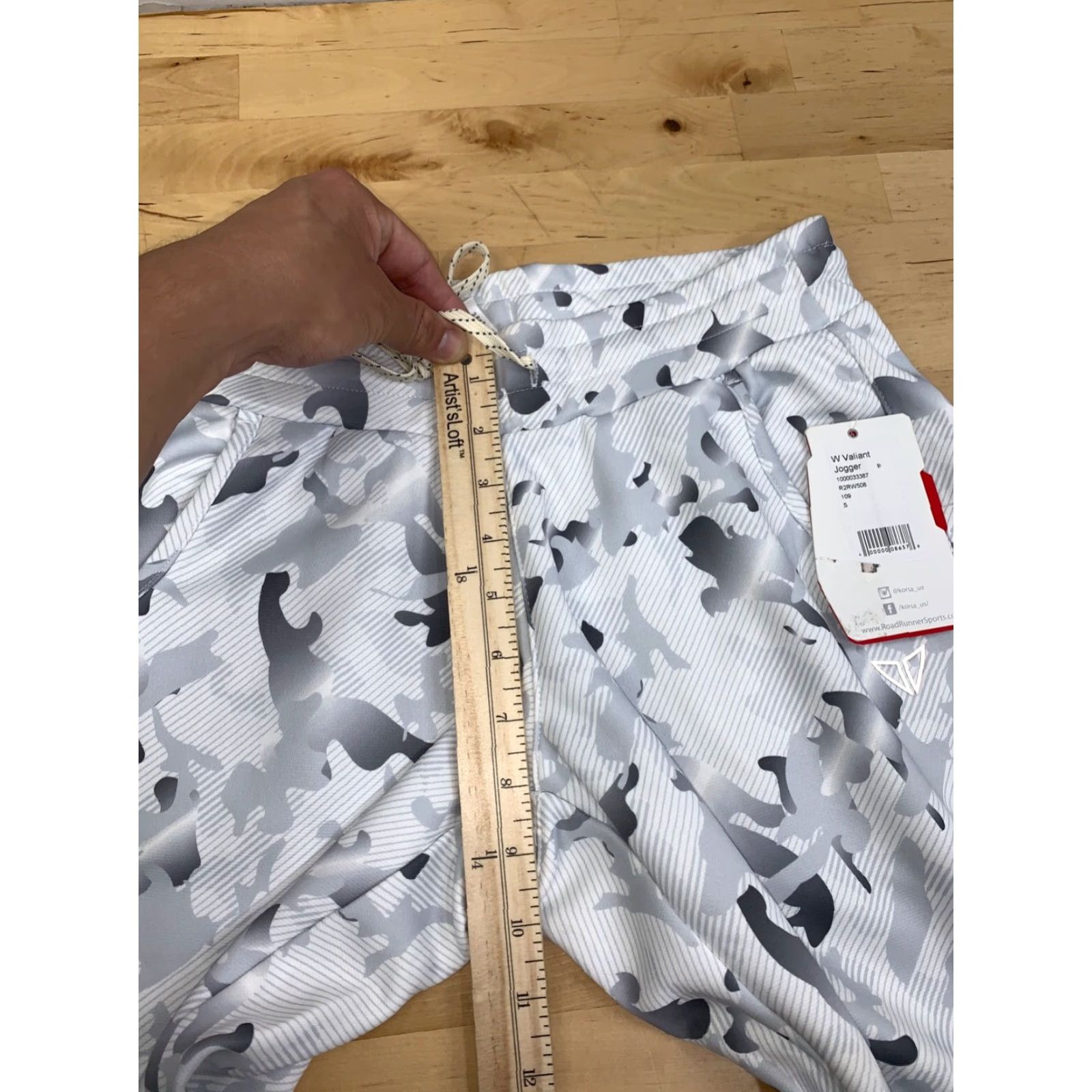 Vintage Korsa Jogger Womens S White Activewear Casual Athleisure Pockets Stretch 26" Inseam Size 28" / US 6 / IT 42 - 5 Thumbnail