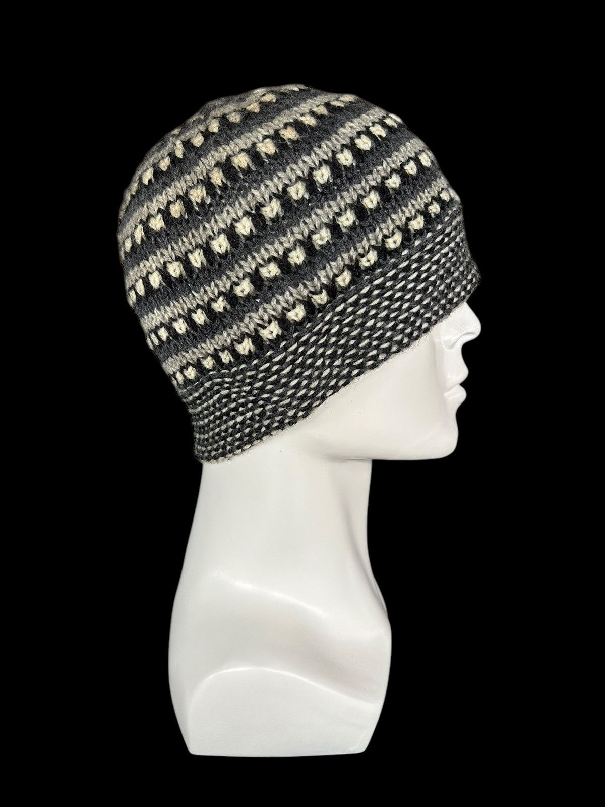 Japanese Brand × Kapital × Vintage Crochet Knitted Handmade Beanie Hats Rare Size ONE SIZE - 2 Thumbnail