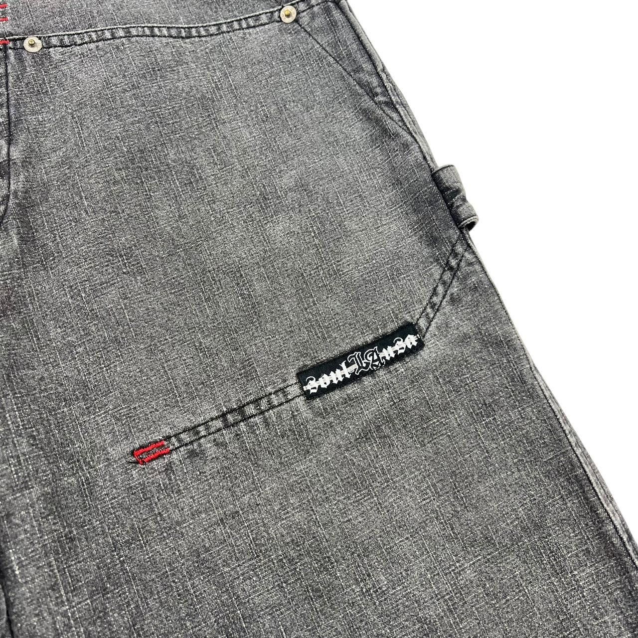 Other Vintage Baggy Soul Denim Embroidered Shorts / Jorts Waist 32 Size US 32 / EU 48 - 6 Thumbnail