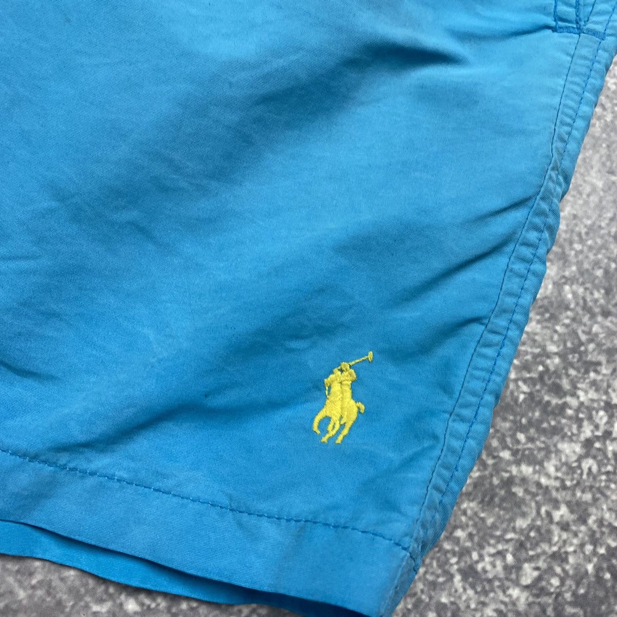 Vintage Men’s Polo Ralph Lauren Small logo basic swimwear shorts Size US 36 / EU 52 - 3 Thumbnail
