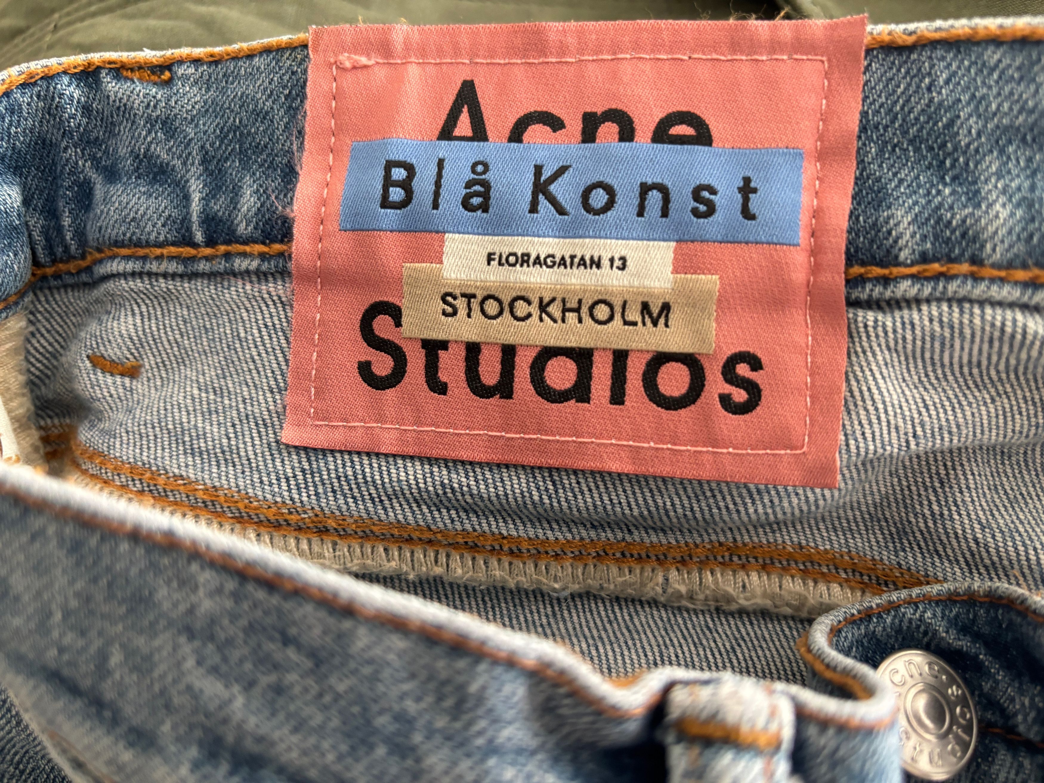 Acne Studios Acne Studios Mid Wash Max Mid Ripped Jeans- 29 x 33 Size US 29 - 8 Thumbnail