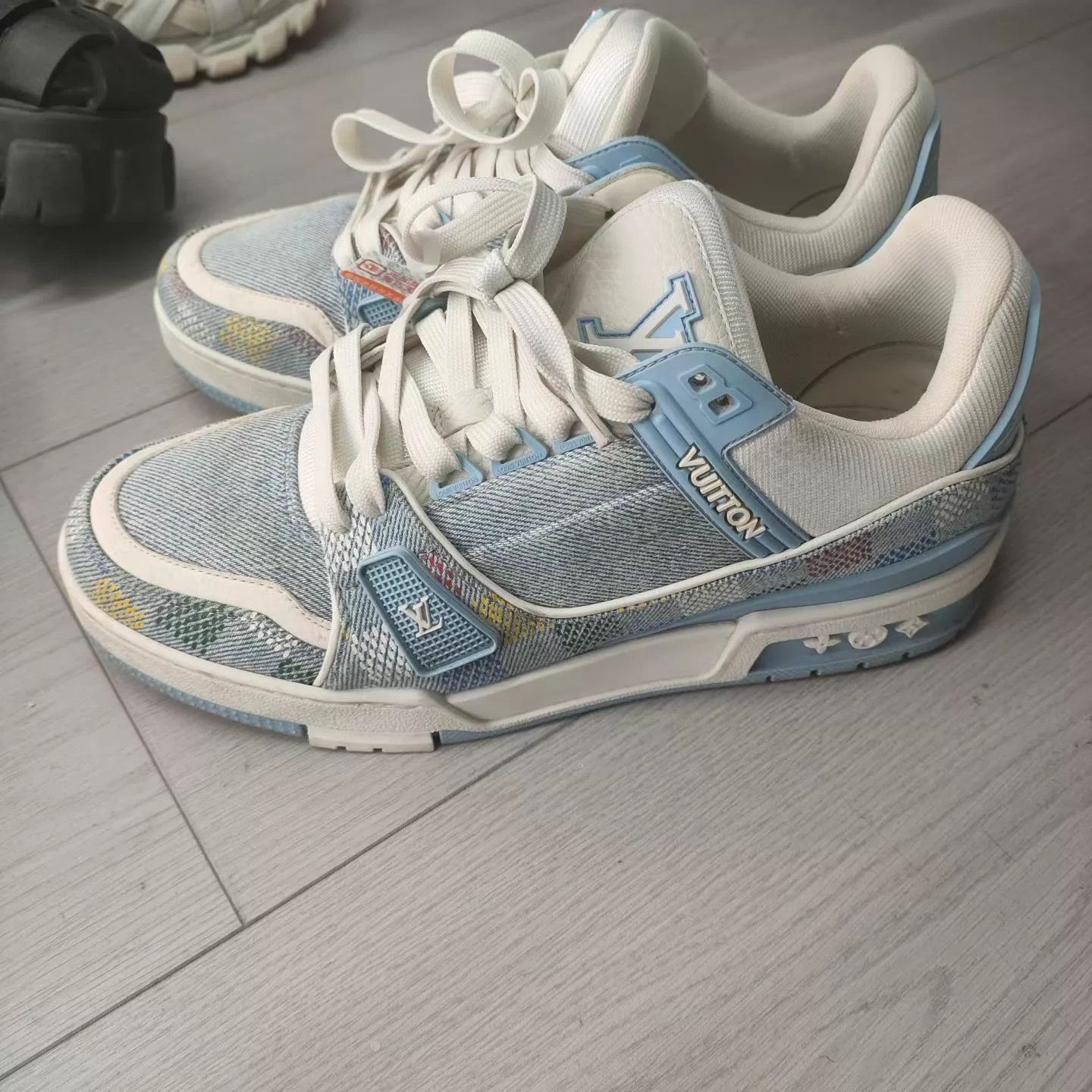 Louis Vuitton LV Trainer 39.5 Blue 2024 Size US 8 / IT 38 - 1 Thumbnail