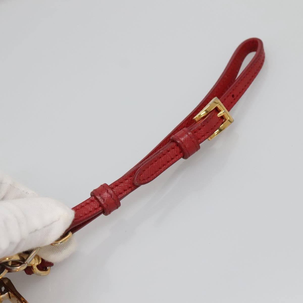 Prada PRADA Shoulder Bag Nylon Red Gold Size ONE SIZE - 9 Thumbnail